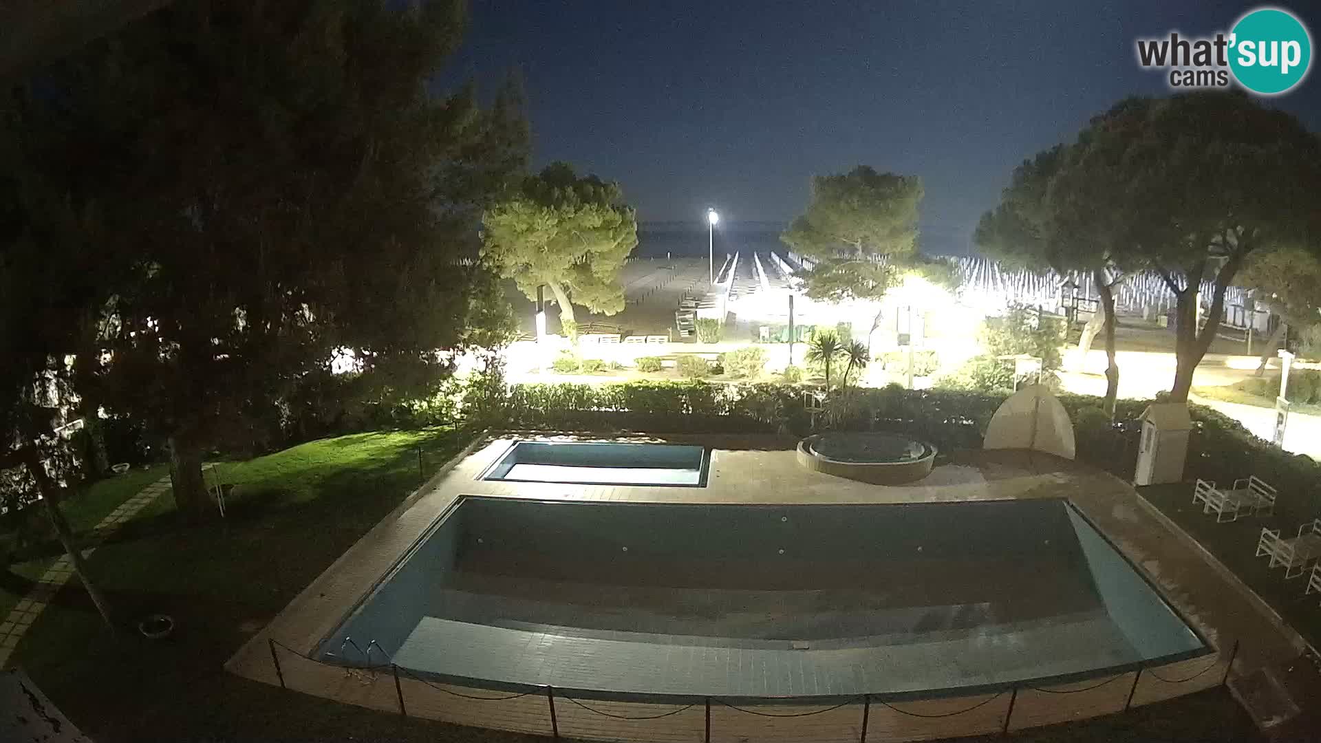 Web kamera Lignano Hotel Atlantic – Plaža Sabbiadoro