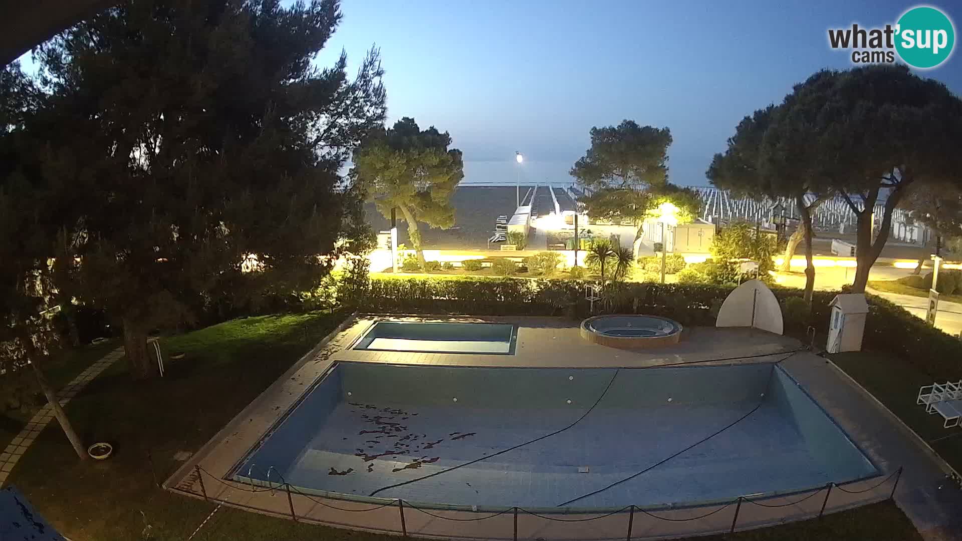 Spletna kamera Lignano Hotel Atlantic – Plaža Lignano Sabbiadoro