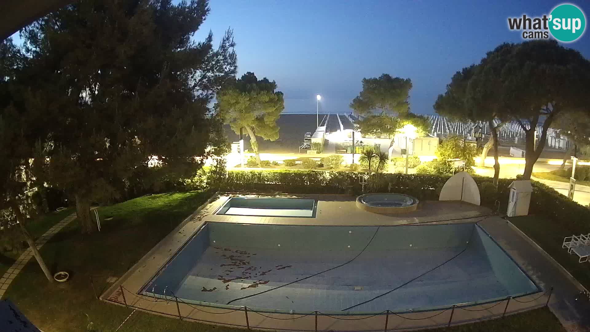 Spletna kamera Lignano Hotel Atlantic – Plaža Lignano Sabbiadoro
