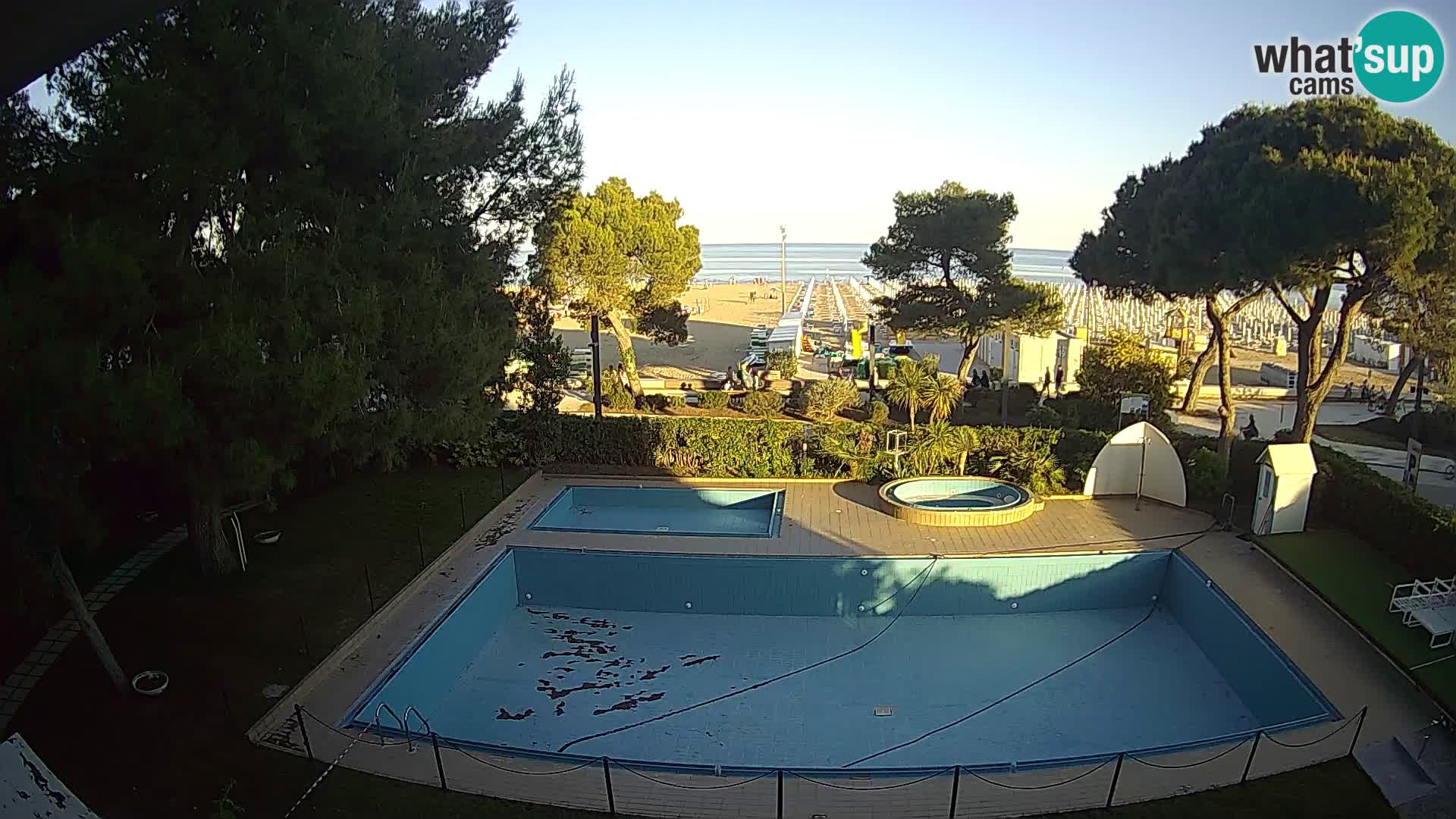Spletna kamera Lignano Hotel Atlantic – Plaža Lignano Sabbiadoro