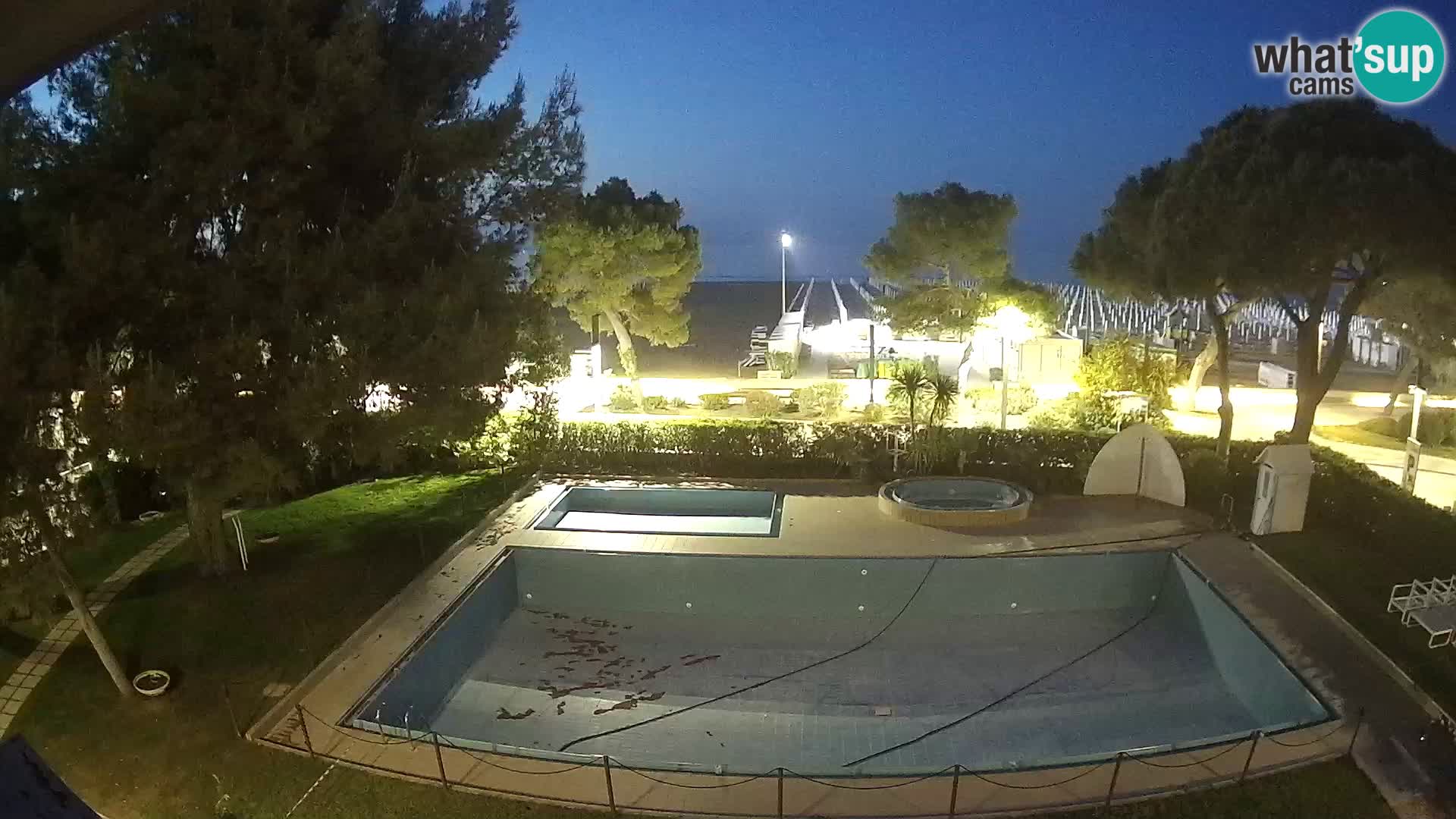 Web kamera Lignano Hotel Atlantic – Plaža Sabbiadoro