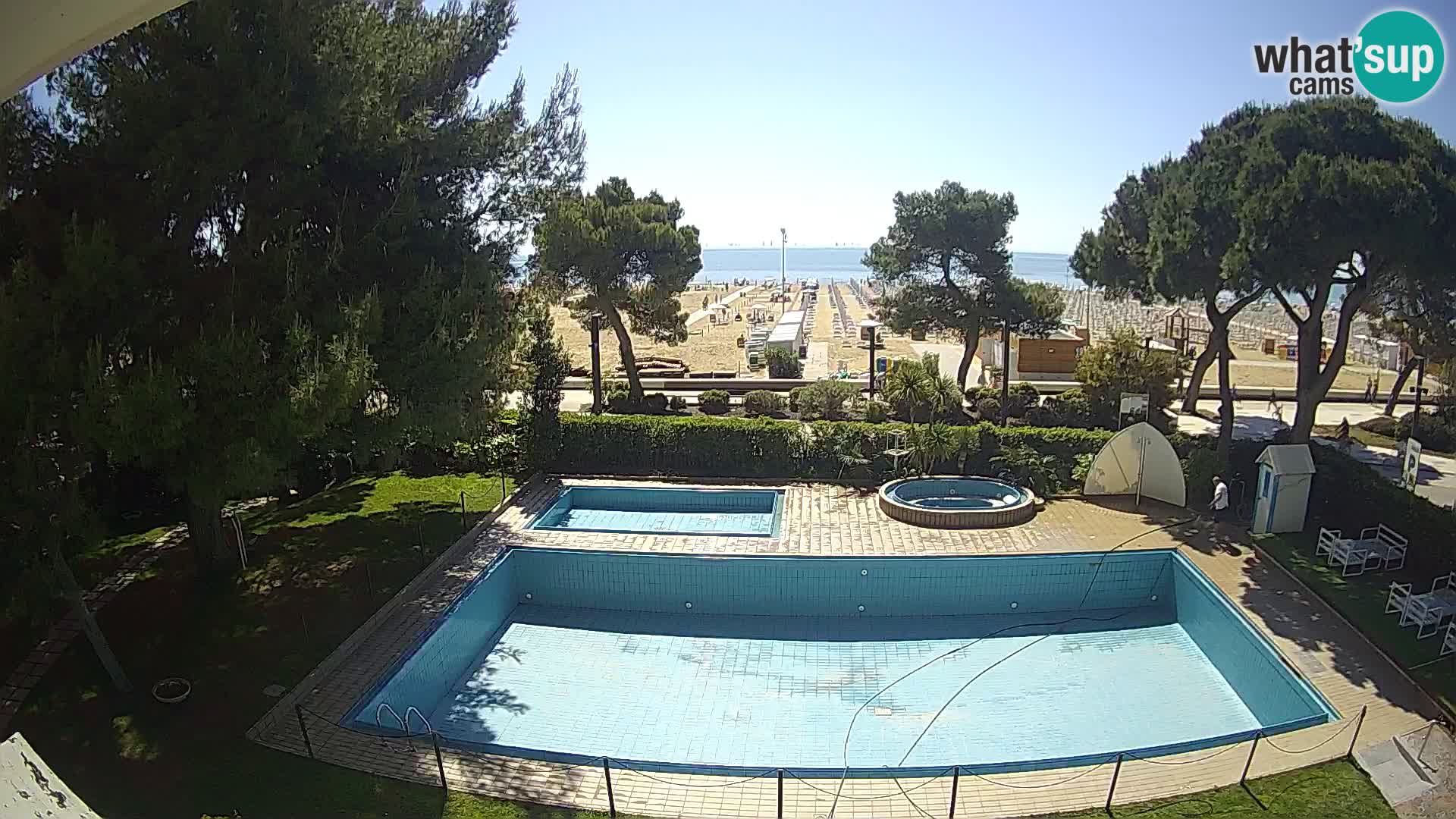 Lignano webcam Hotel Atlantic | Spiaggia Lignano Sabbiadoro
