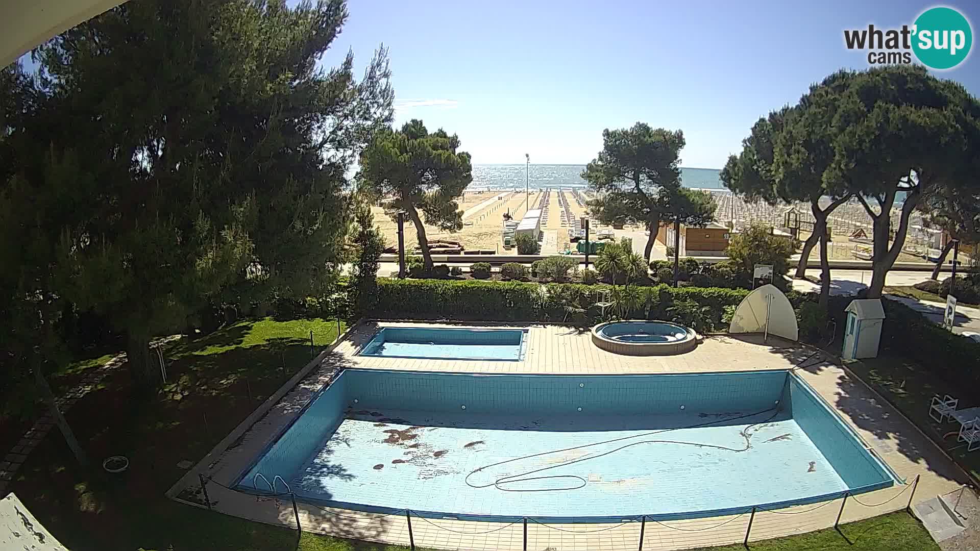 Spletna kamera Lignano Hotel Atlantic – Plaža Lignano Sabbiadoro