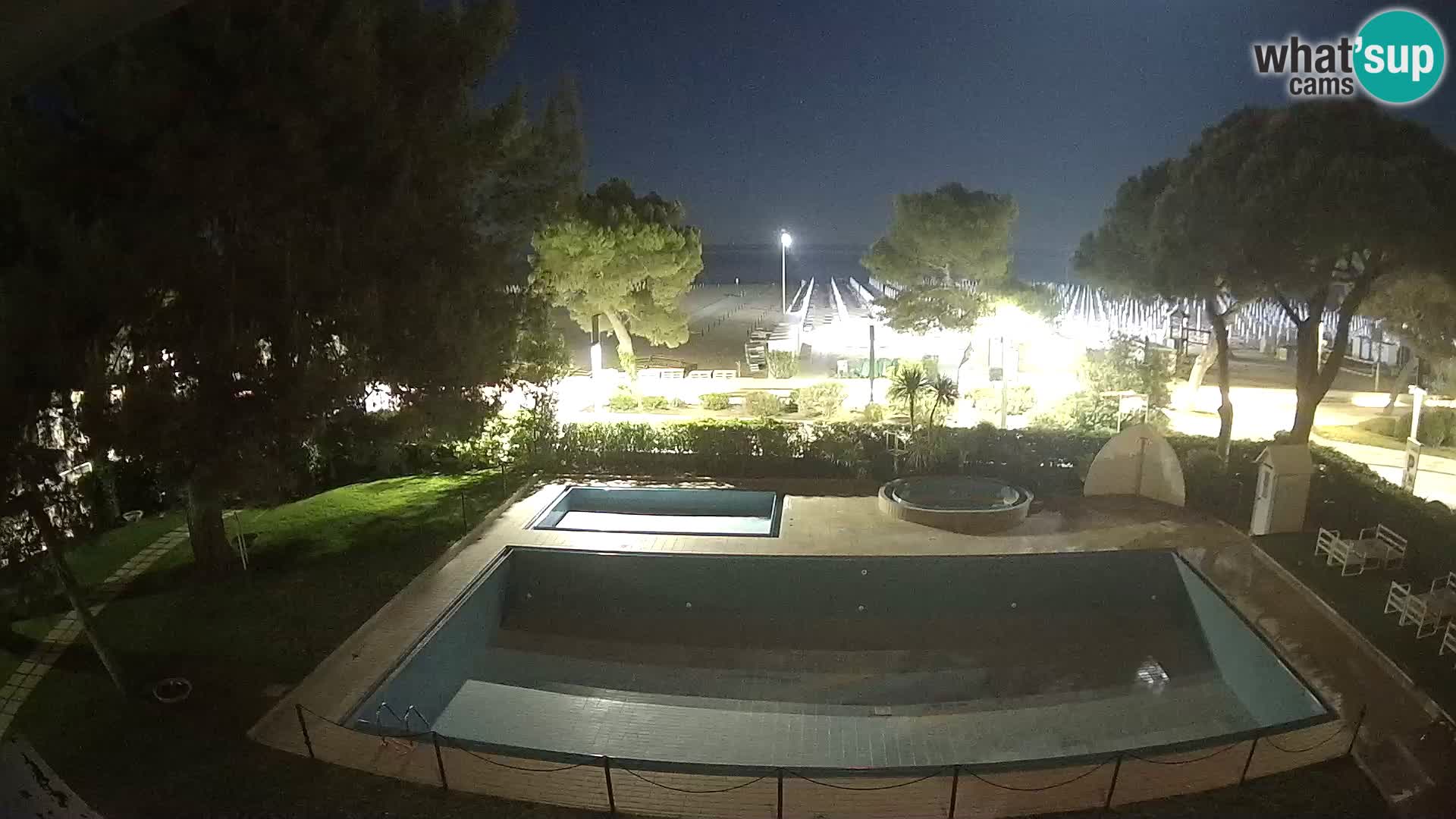 Spletna kamera Lignano Hotel Atlantic – Plaža Lignano Sabbiadoro