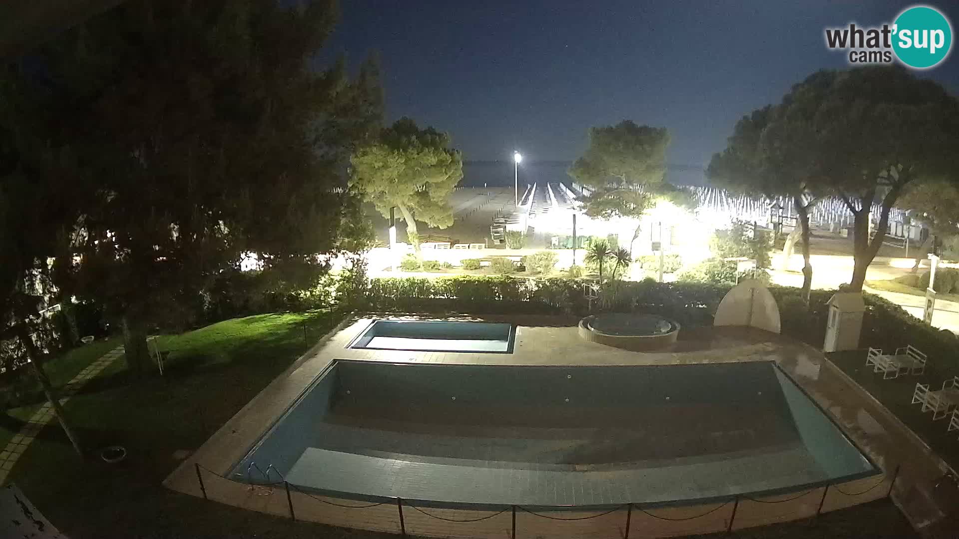 Spletna kamera Lignano Hotel Atlantic – Plaža Lignano Sabbiadoro