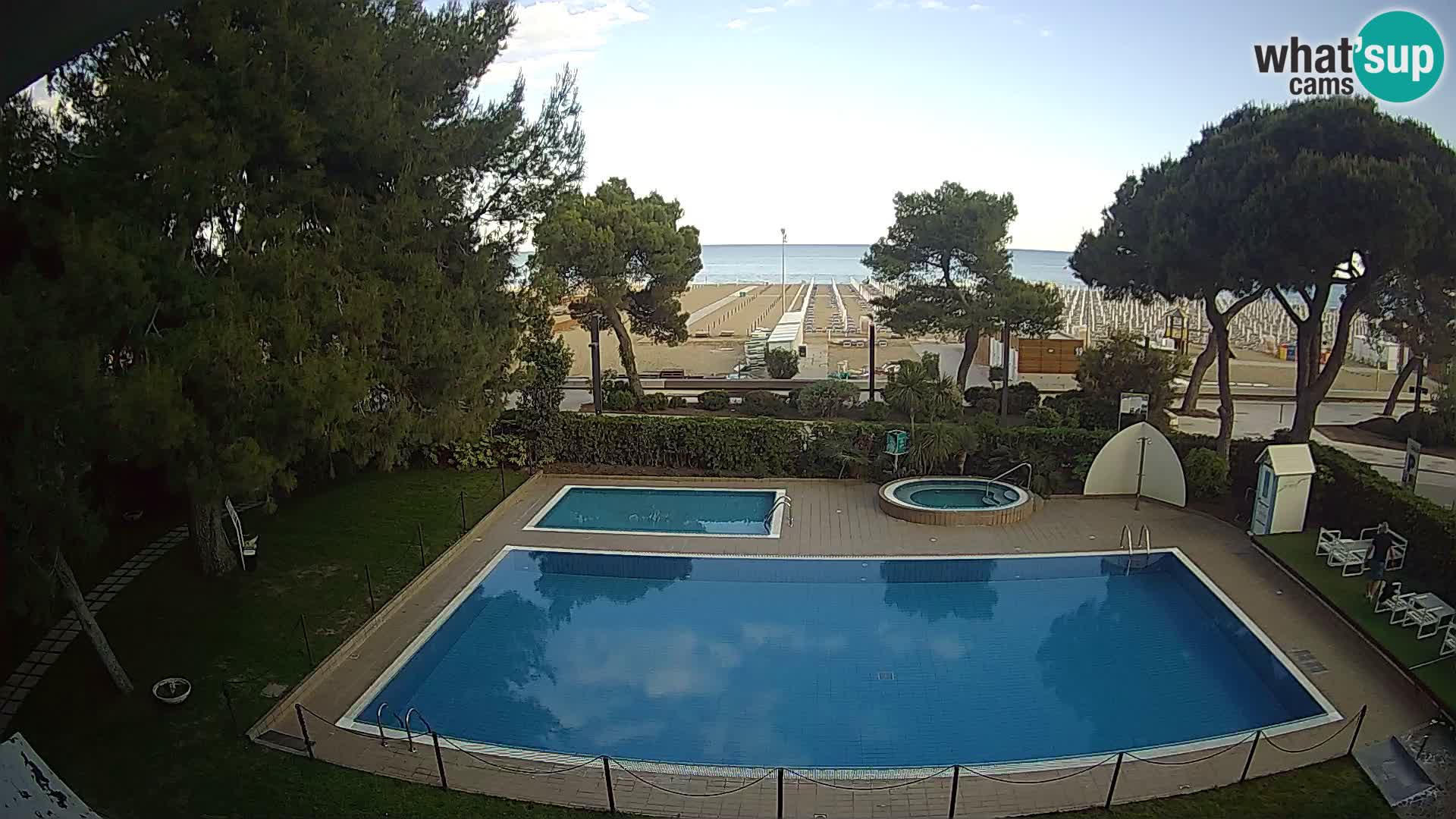 Spletna kamera Lignano Hotel Atlantic – Plaža Lignano Sabbiadoro
