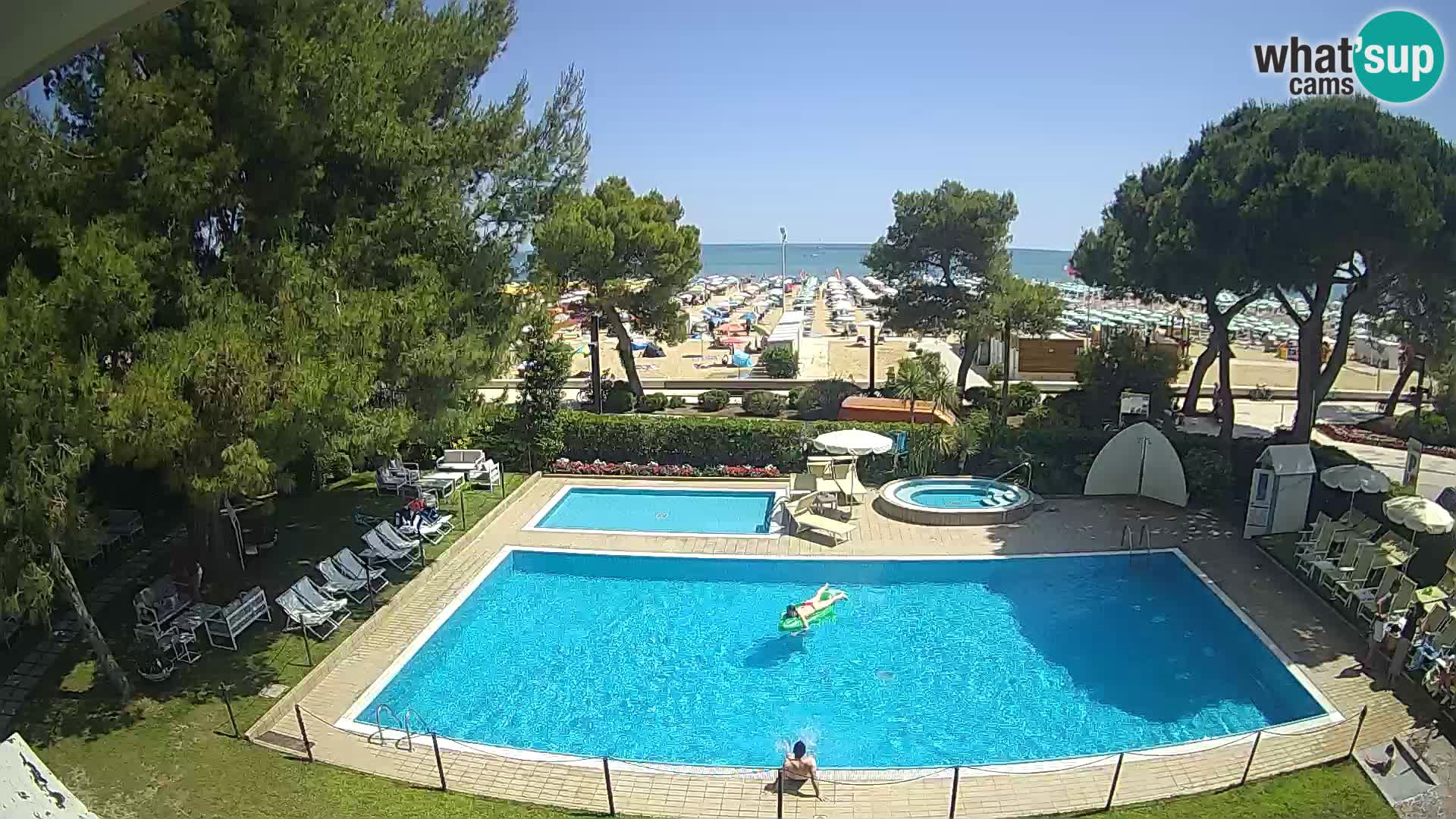 Livecam Lignano hotel Atlantic – Lignano Sabbiadoro beach