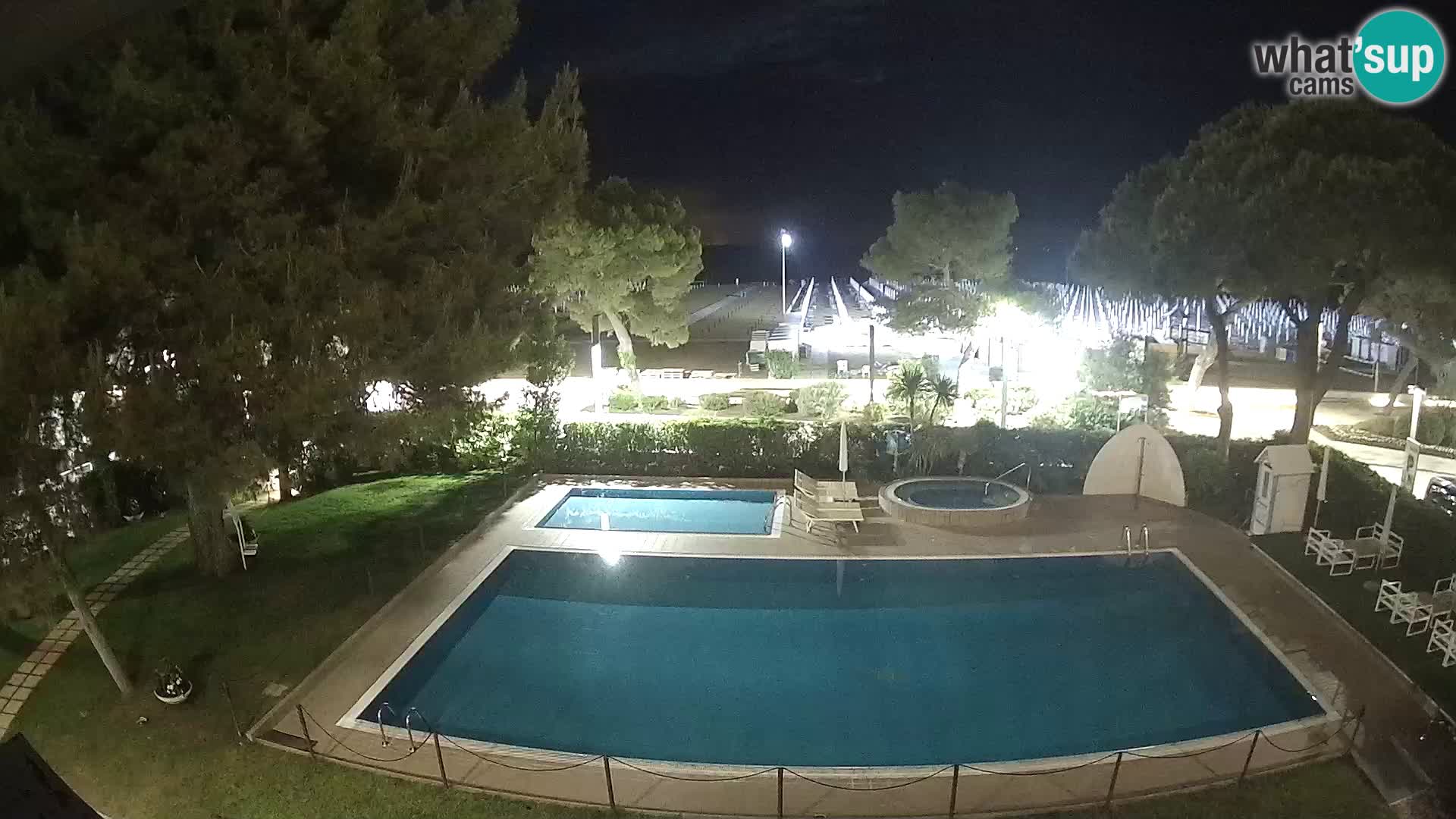 Spletna kamera Lignano Hotel Atlantic – Plaža Lignano Sabbiadoro