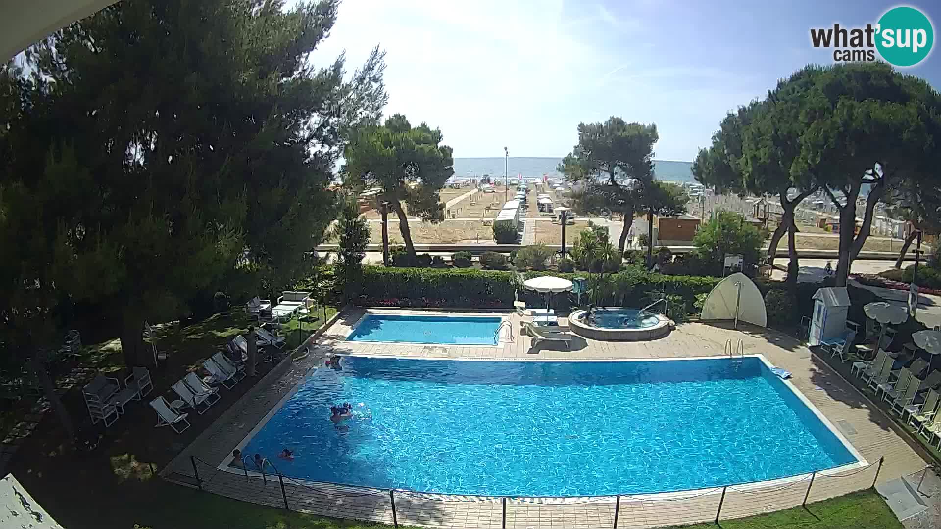 Livecam Lignano hotel Atlantic – Lignano Sabbiadoro beach