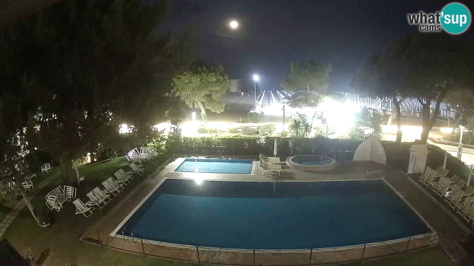 Spletna kamera Lignano Hotel Atlantic – Plaža Lignano Sabbiadoro