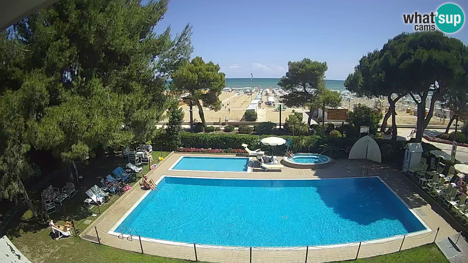 Webcam LIGNANO Hotel ATLANTIC  – Lignano Sabbiadoro Strand
