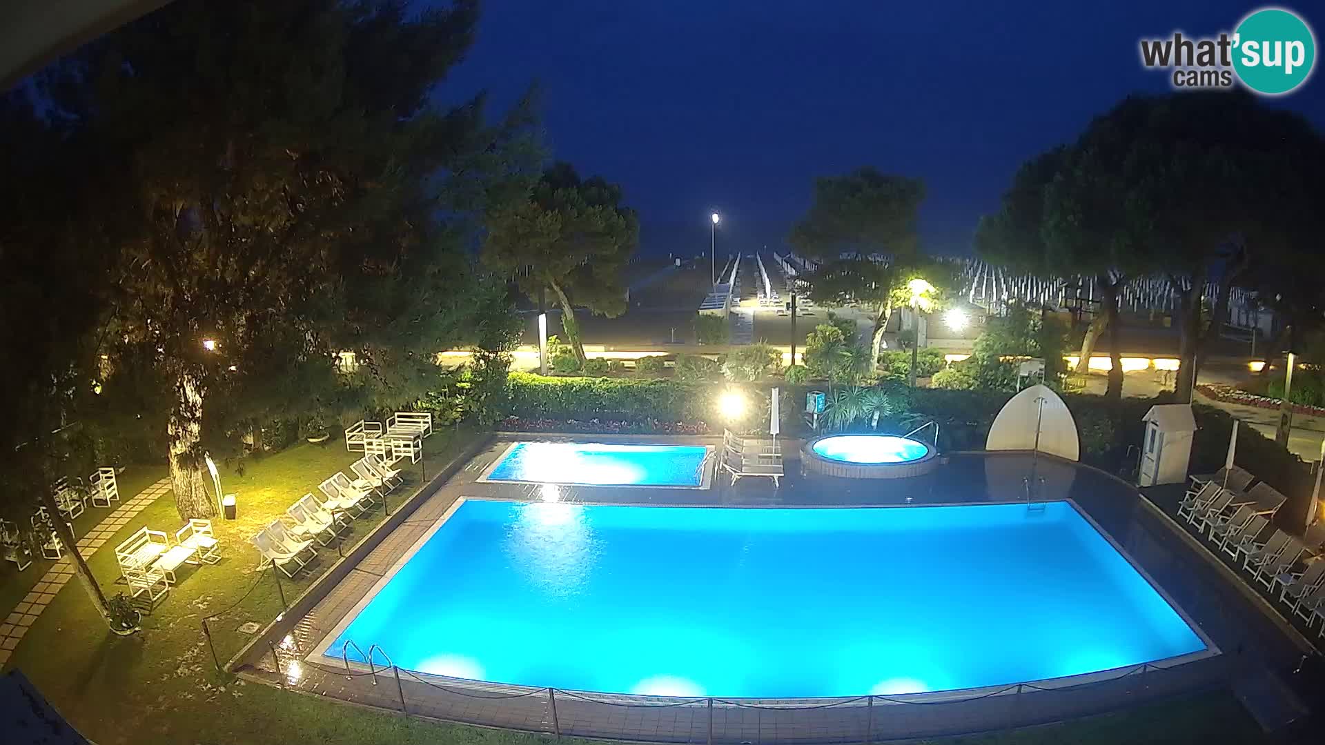 Spletna kamera Lignano Hotel Atlantic – Plaža Lignano Sabbiadoro