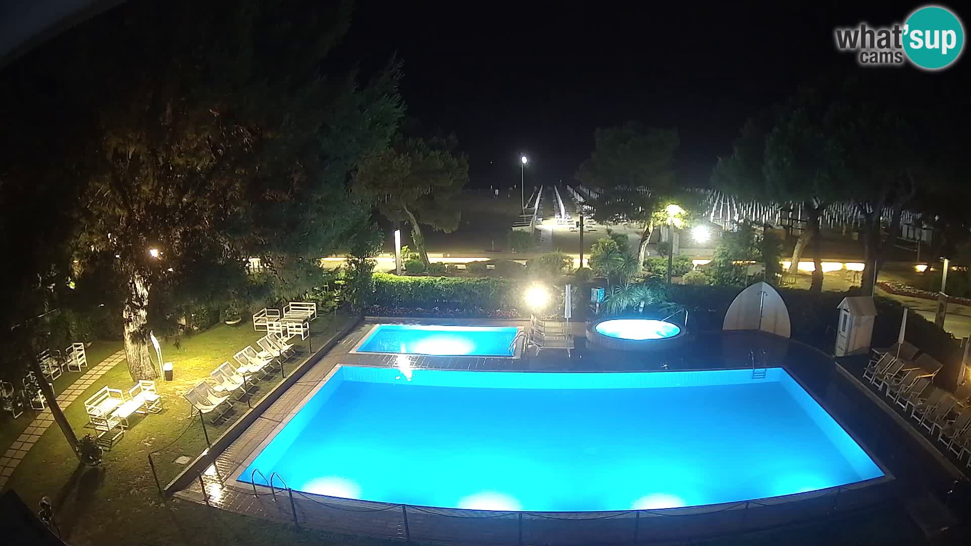 Web kamera Lignano Hotel Atlantic – Plaža Sabbiadoro