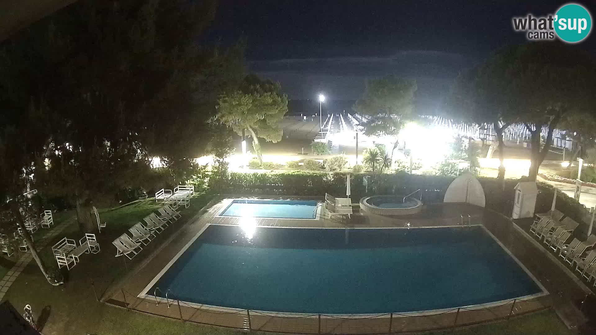 Spletna kamera Lignano Hotel Atlantic – Plaža Lignano Sabbiadoro