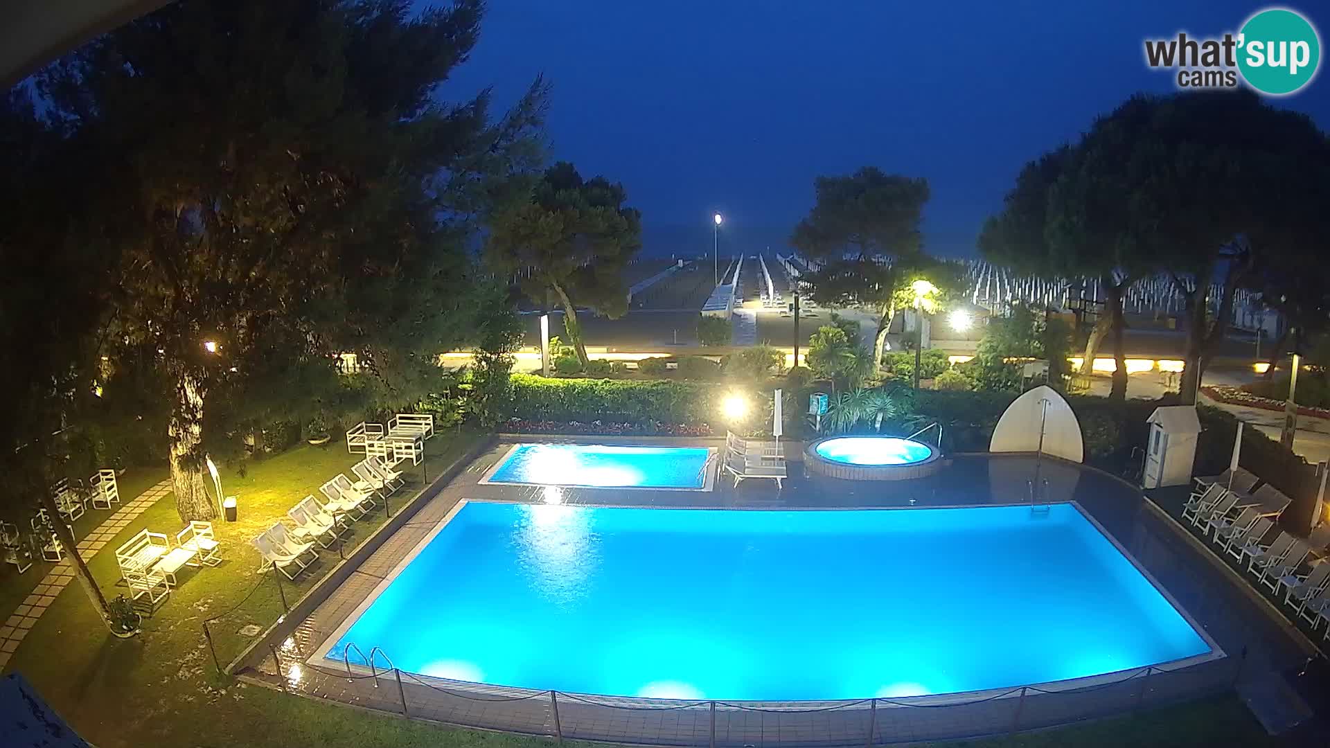 Spletna kamera Lignano Hotel Atlantic – Plaža Lignano Sabbiadoro