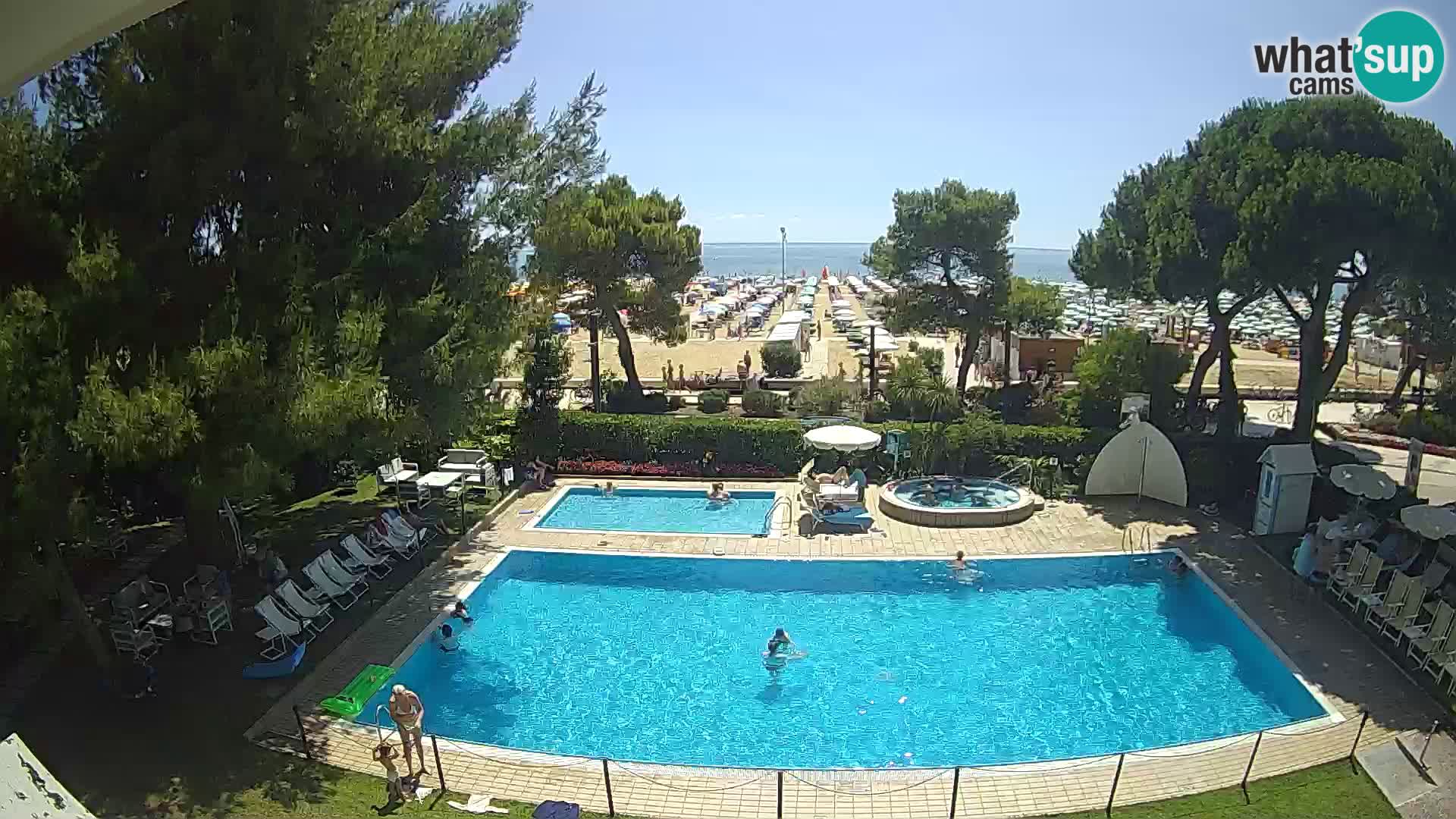 Livecam Lignano hotel Atlantic – Lignano Sabbiadoro beach