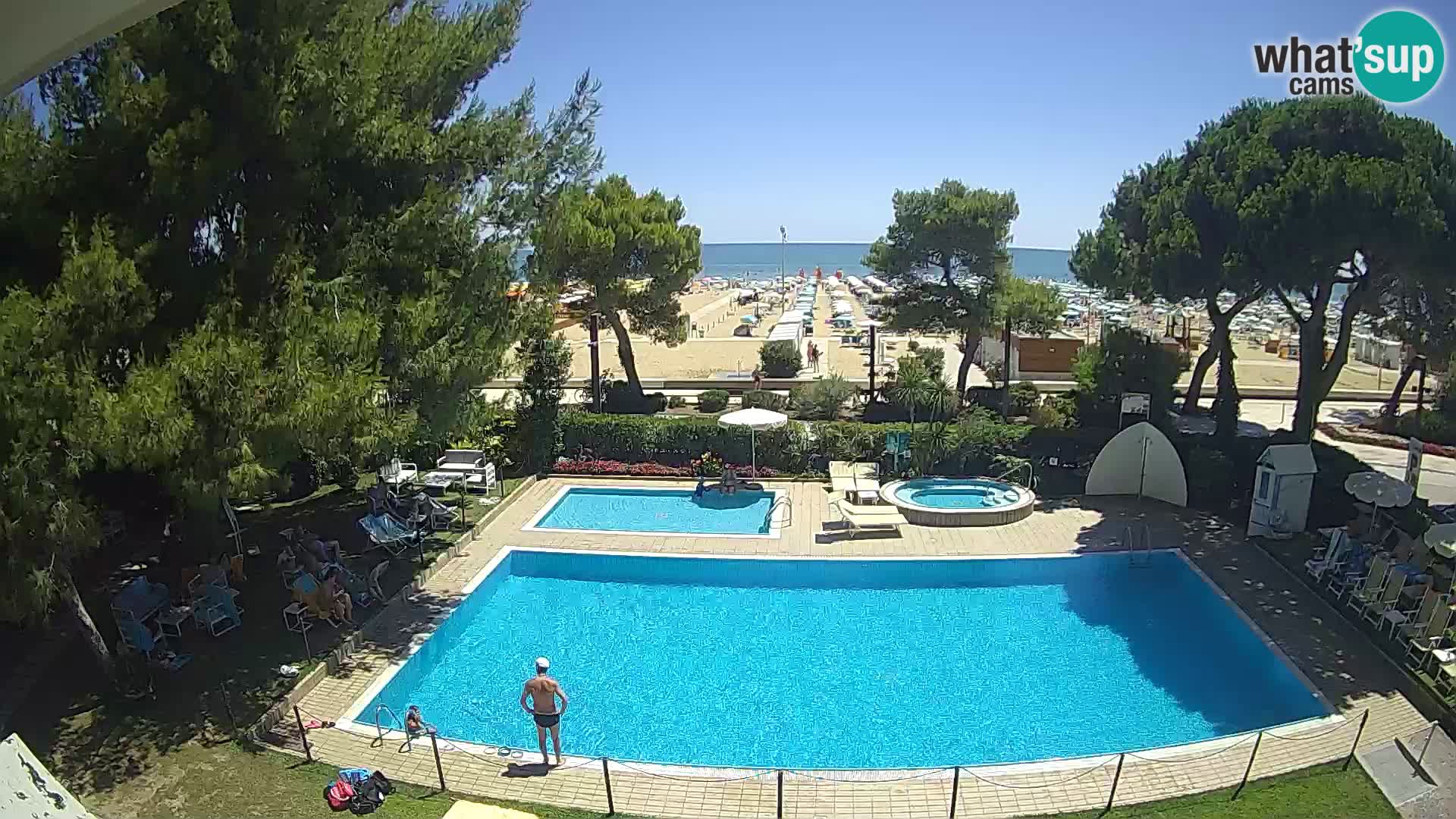 Webcam LIGNANO Hotel ATLANTIC  – Lignano Sabbiadoro Strand