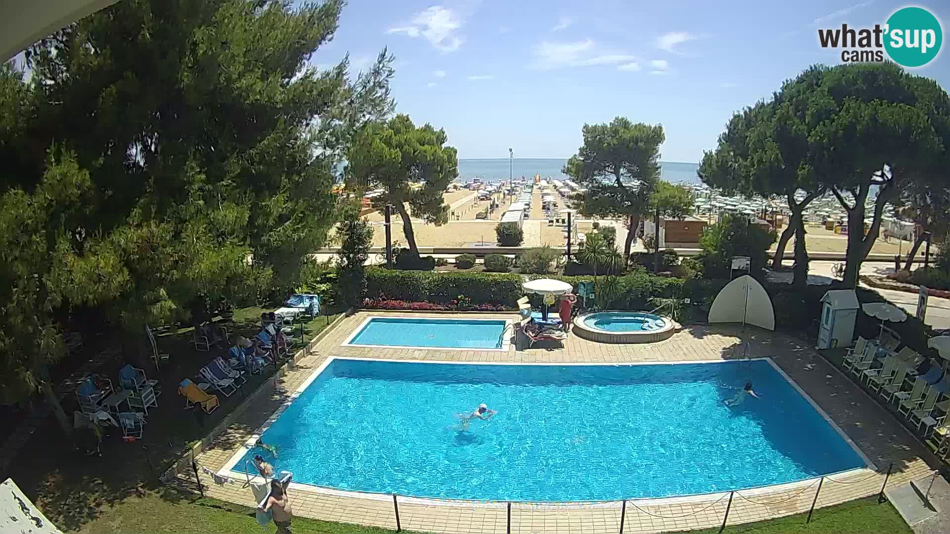 Lignano webcam Hotel Atlantic | Spiaggia Lignano Sabbiadoro