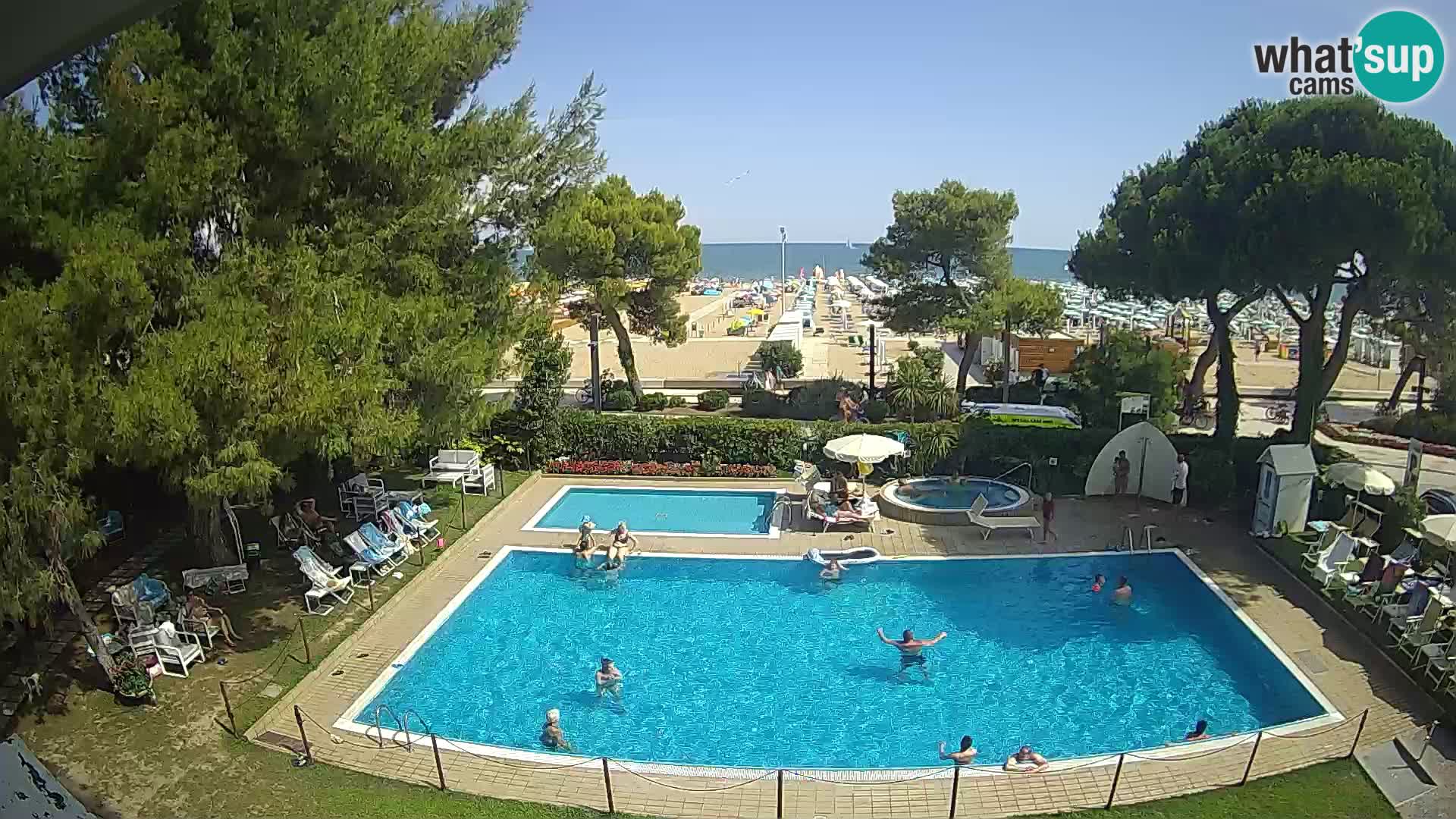 Webcam LIGNANO Hotel ATLANTIC  – Lignano Sabbiadoro Strand