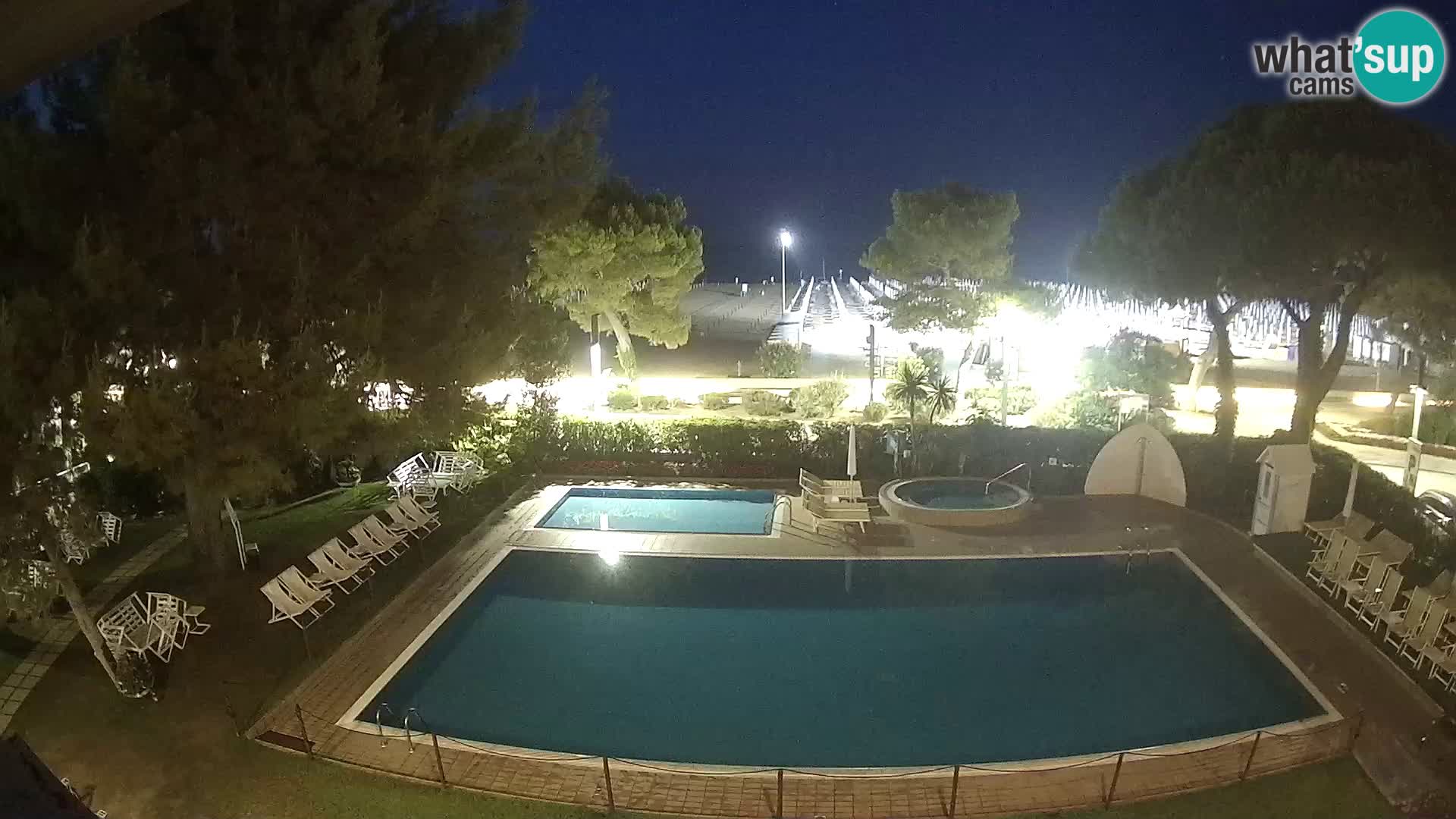 Web kamera Lignano Hotel Atlantic – Plaža Sabbiadoro