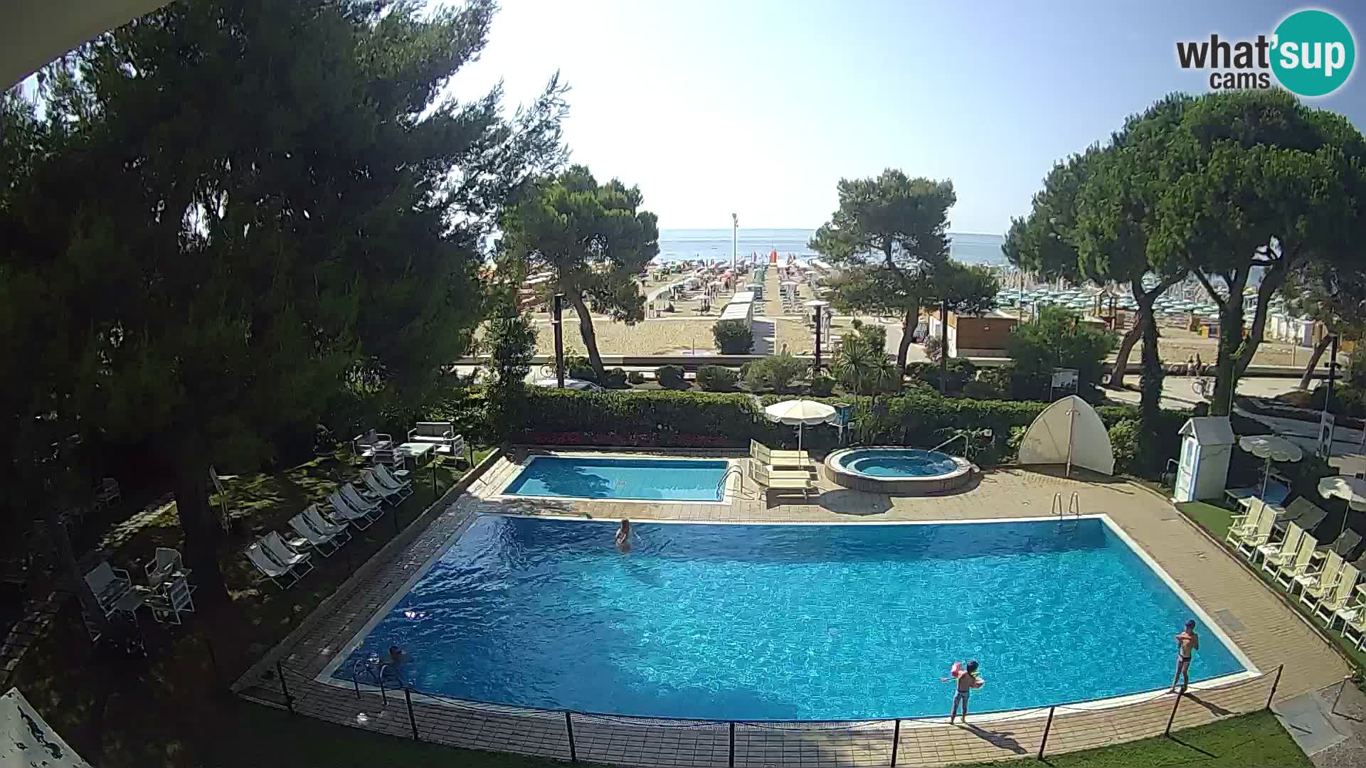 Spletna kamera Lignano Hotel Atlantic – Plaža Lignano Sabbiadoro