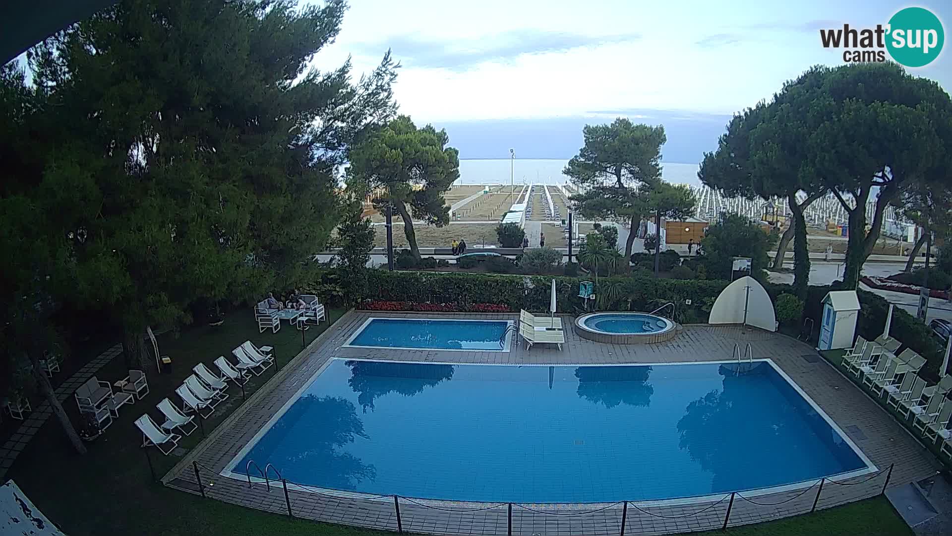 Web kamera Lignano Hotel Atlantic – Plaža Sabbiadoro