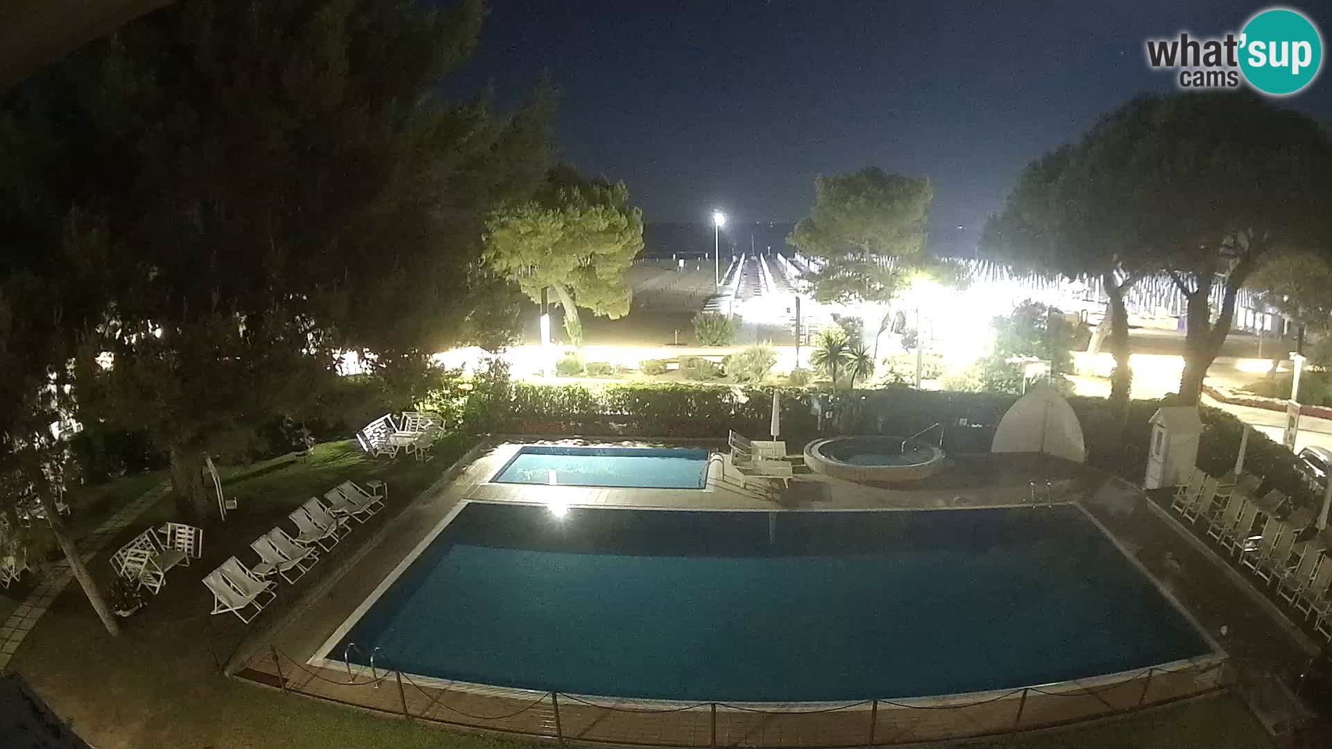 Web kamera Lignano Hotel Atlantic – Plaža Sabbiadoro
