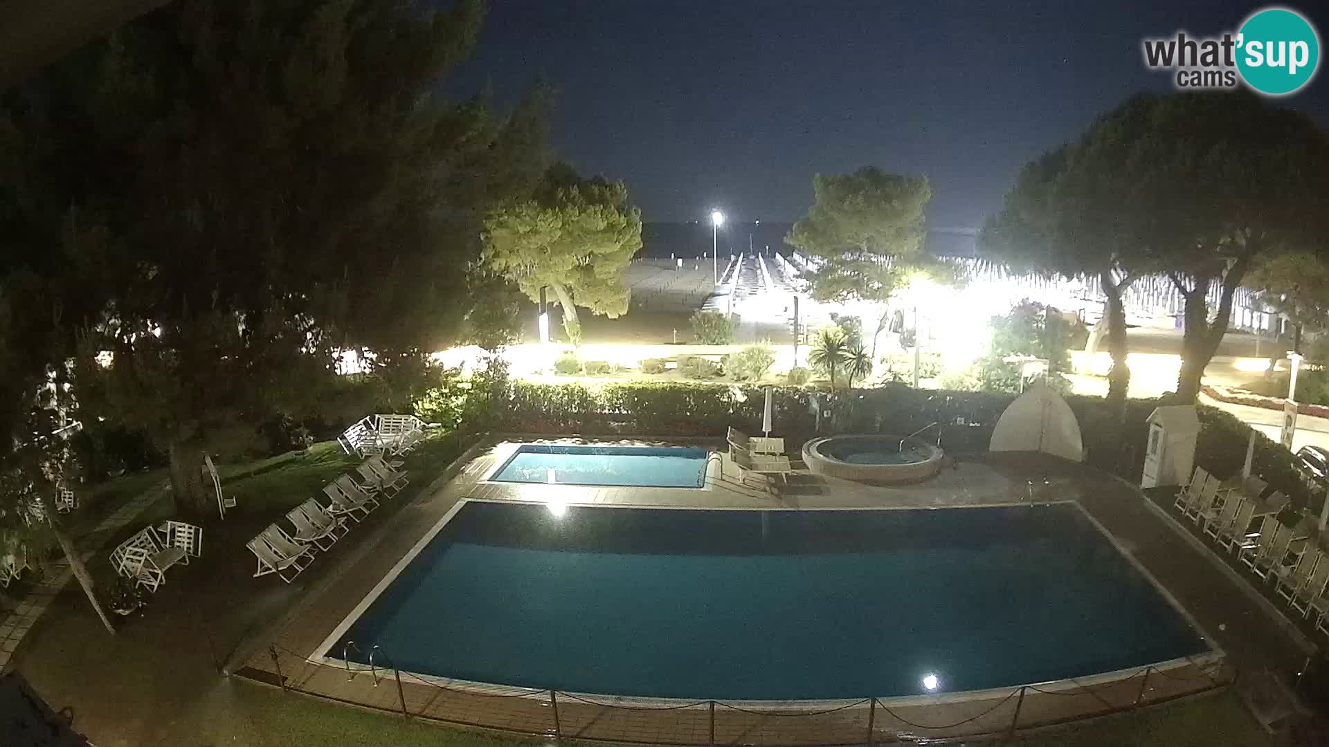 Web kamera Lignano Hotel Atlantic – Plaža Sabbiadoro