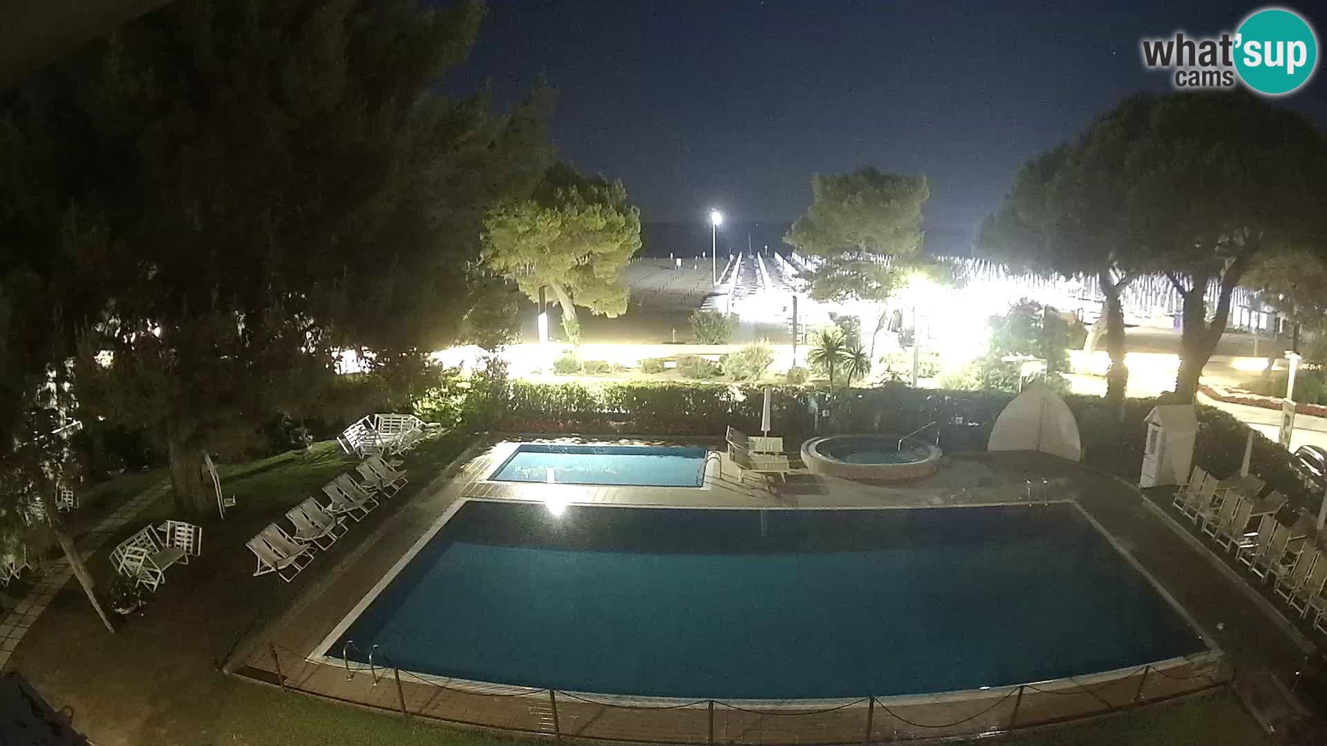 Web kamera Lignano Hotel Atlantic – Plaža Sabbiadoro
