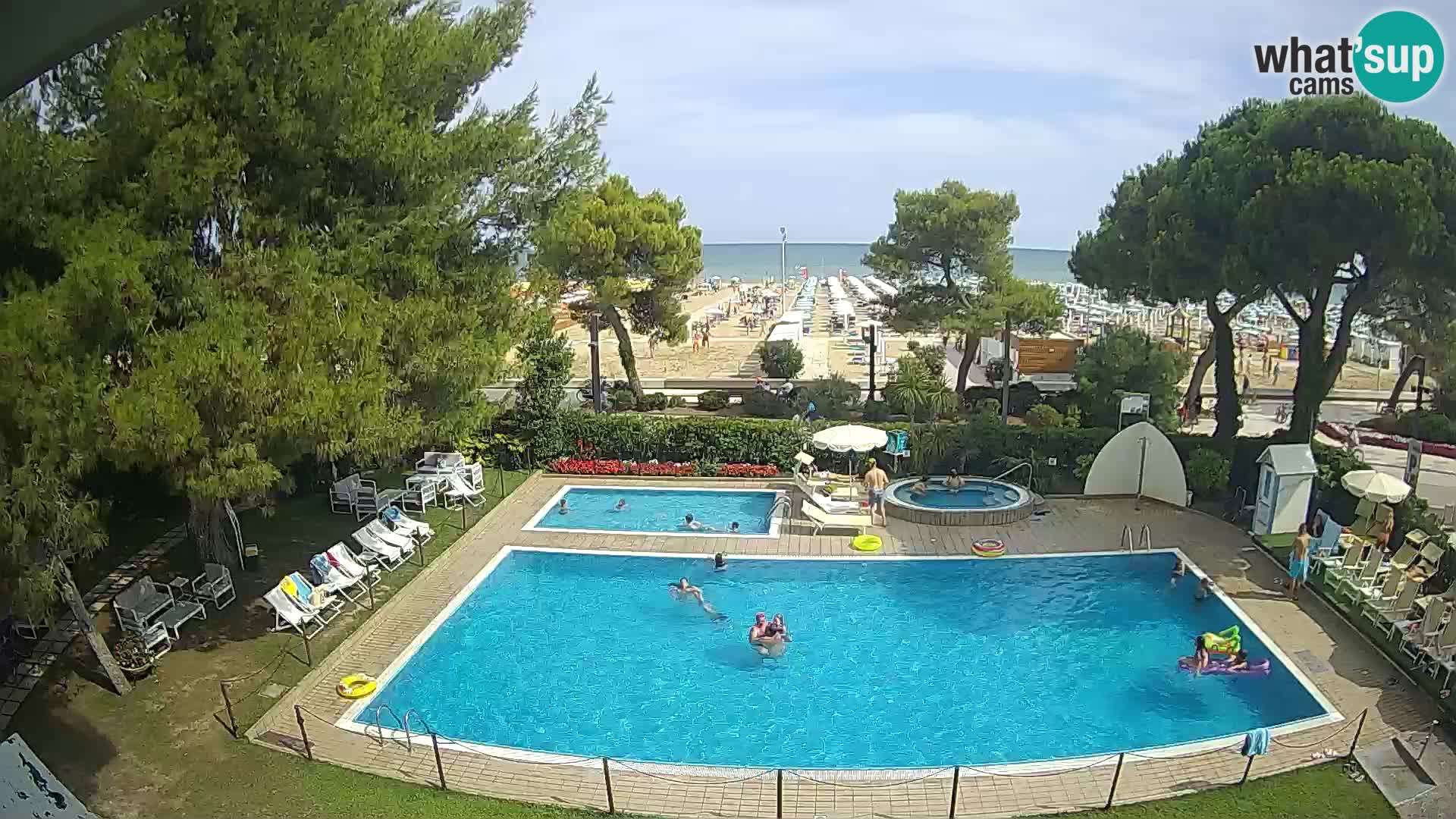 Livecam Lignano hotel Atlantic – Lignano Sabbiadoro beach