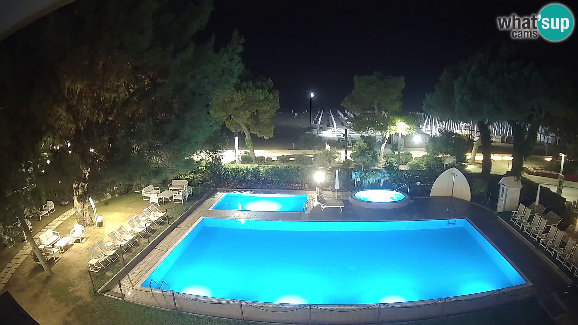 Web kamera Lignano Hotel Atlantic – Plaža Sabbiadoro