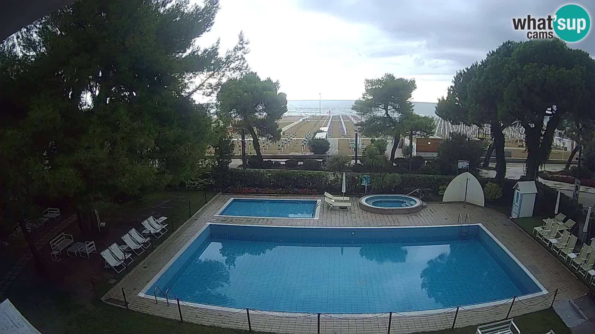 Web kamera Lignano Hotel Atlantic – Plaža Sabbiadoro