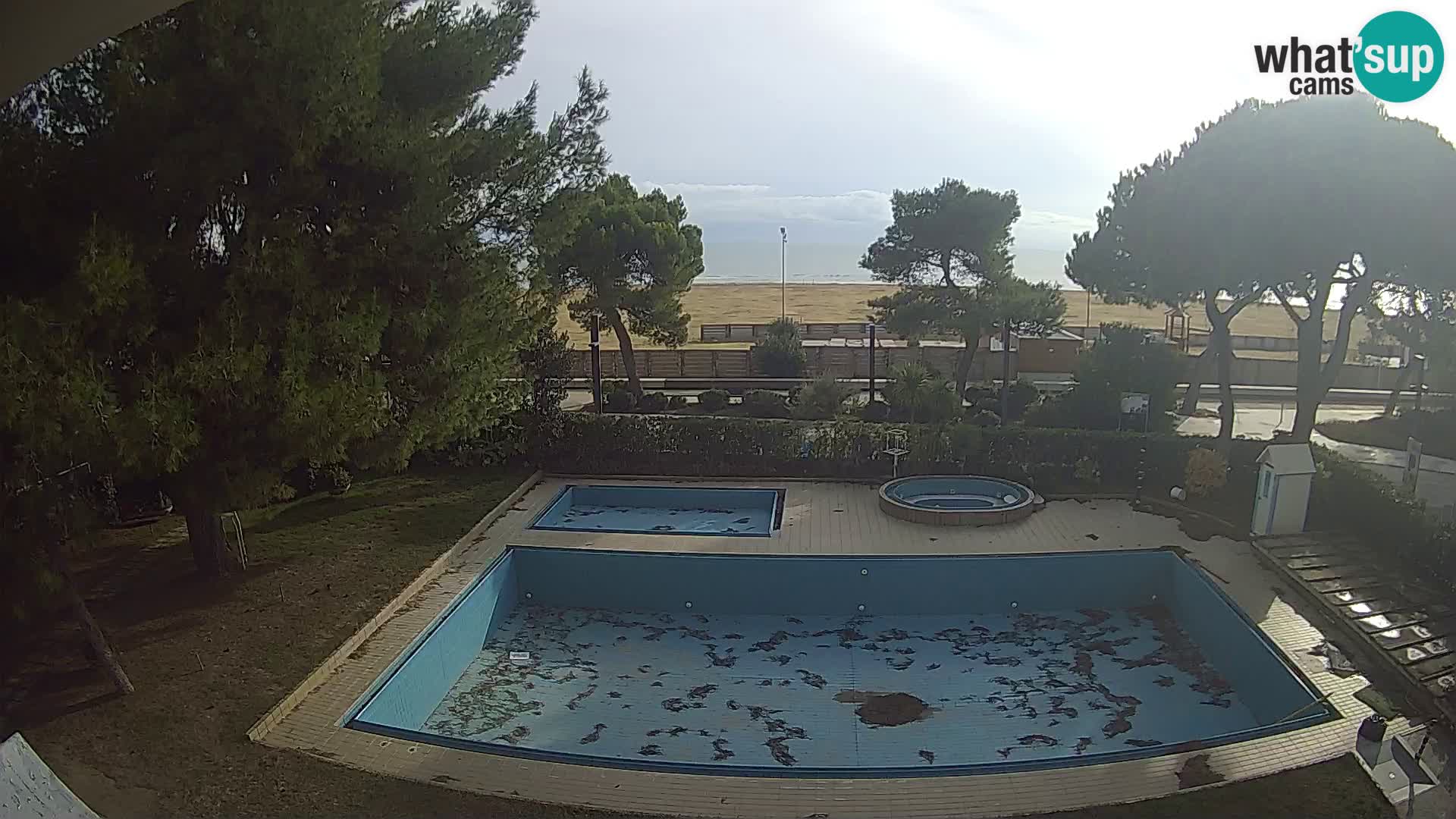 Web kamera Lignano Hotel Atlantic – Plaža Sabbiadoro