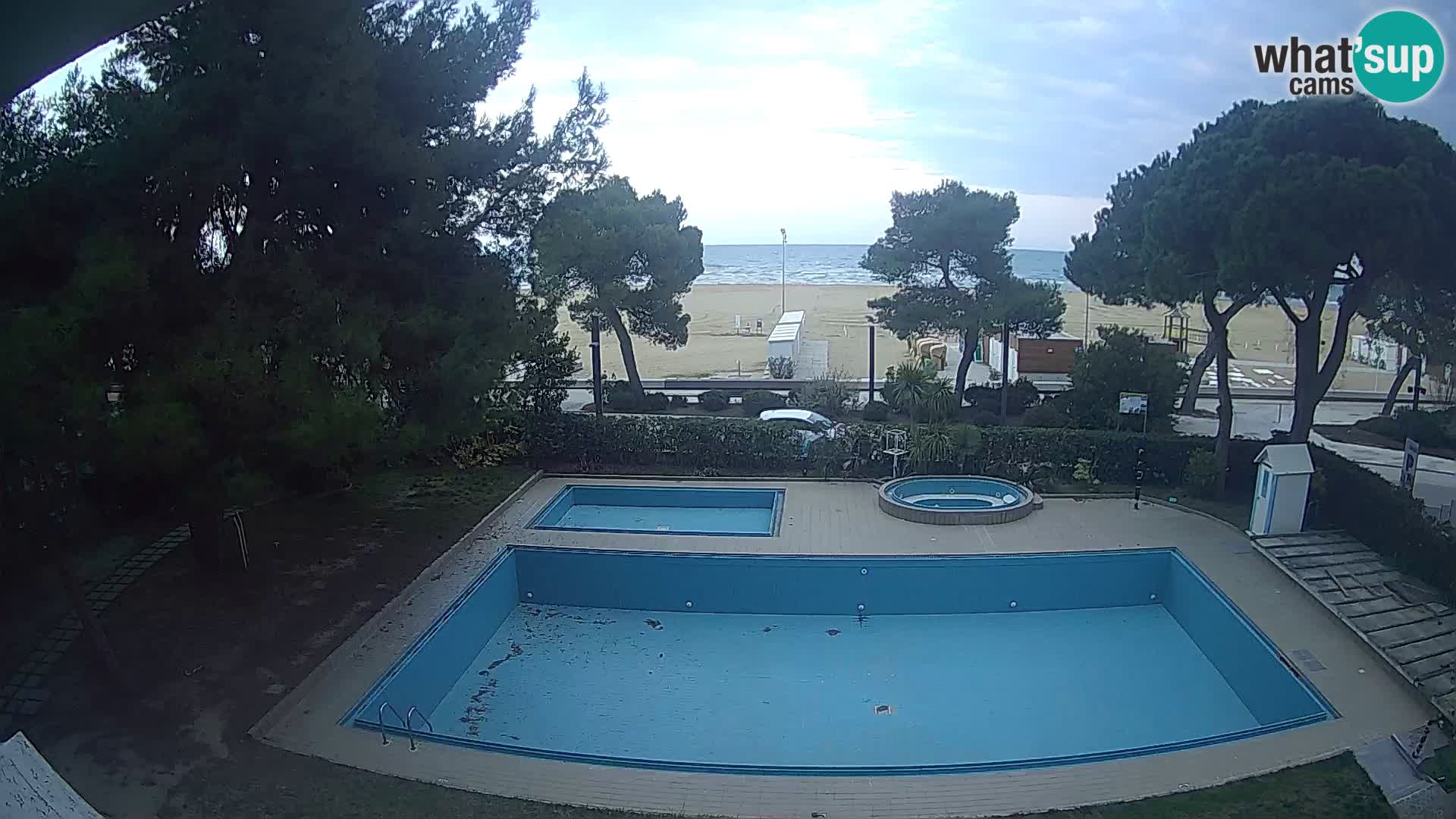 Spletna kamera Lignano Hotel Atlantic – Plaža Lignano Sabbiadoro