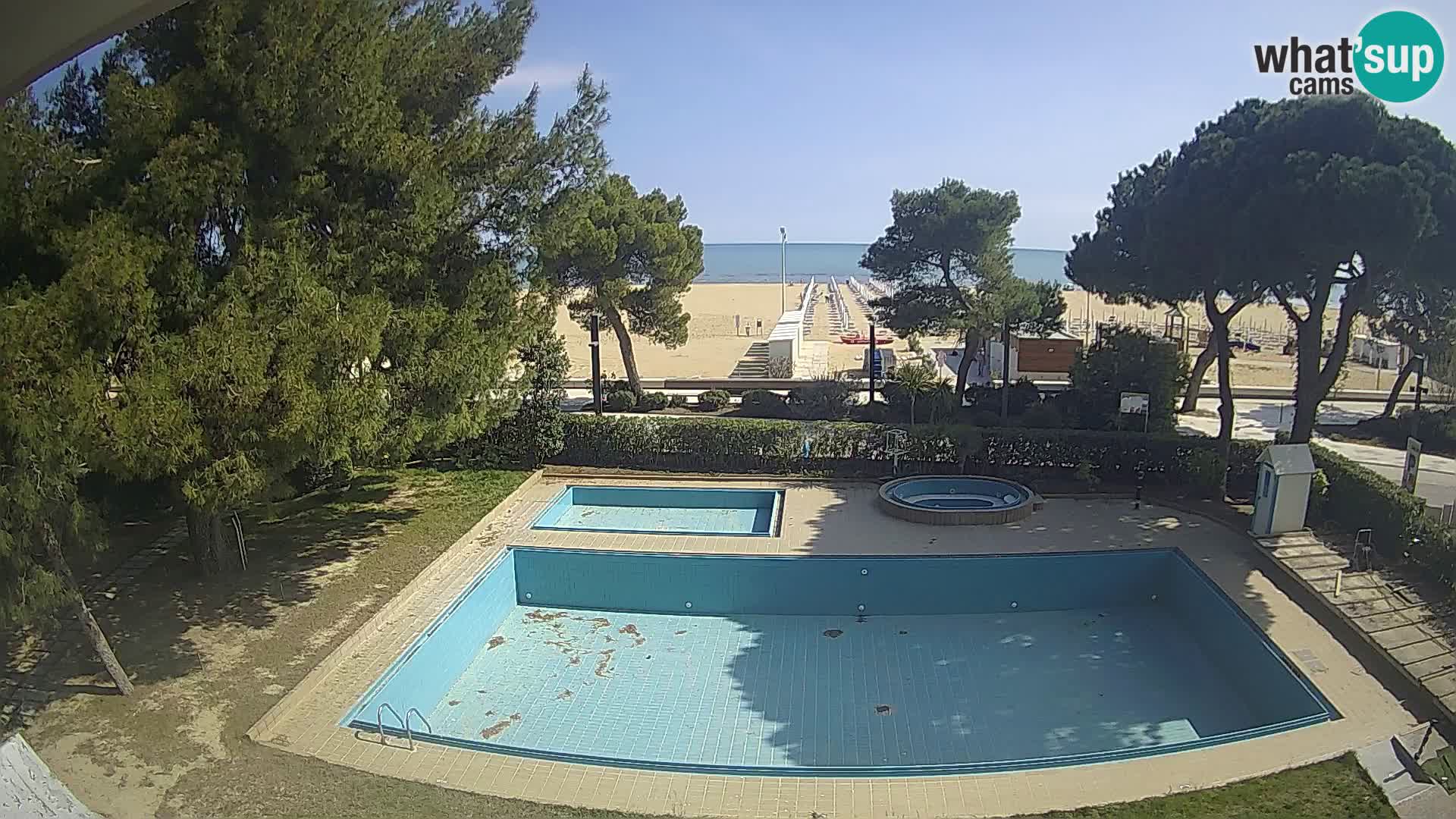 Web kamera Lignano Hotel Atlantic – Plaža Sabbiadoro