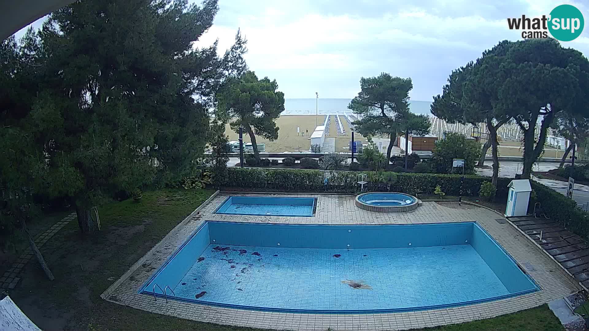 Spletna kamera Lignano Hotel Atlantic – Plaža Lignano Sabbiadoro