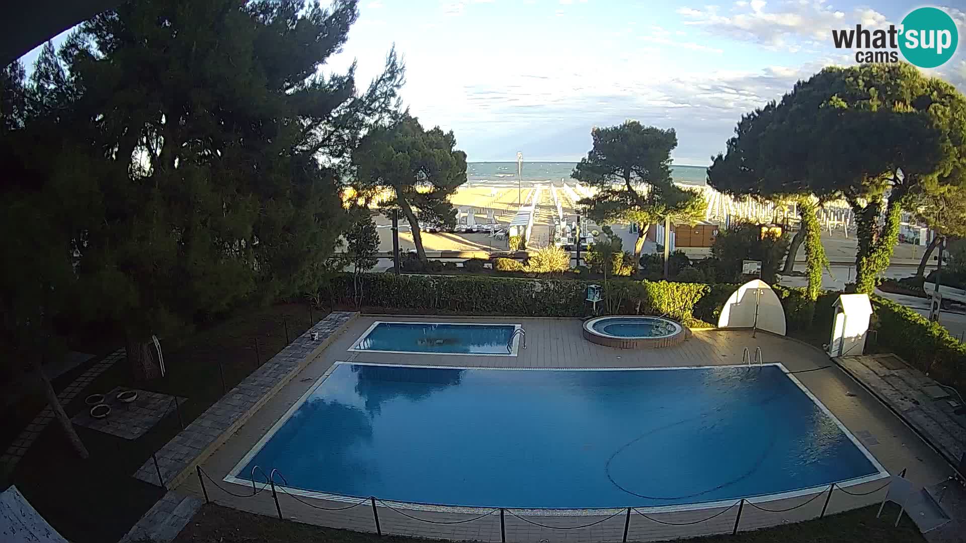 Spletna kamera Lignano Hotel Atlantic – Plaža Lignano Sabbiadoro