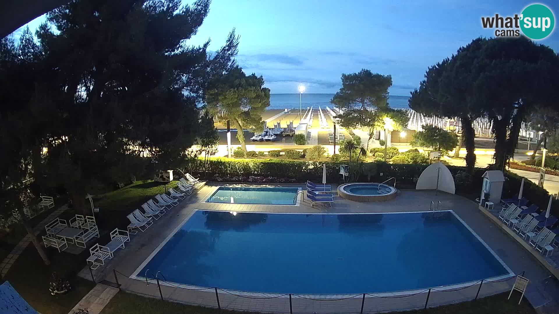 Spletna kamera Lignano Hotel Atlantic – Plaža Lignano Sabbiadoro