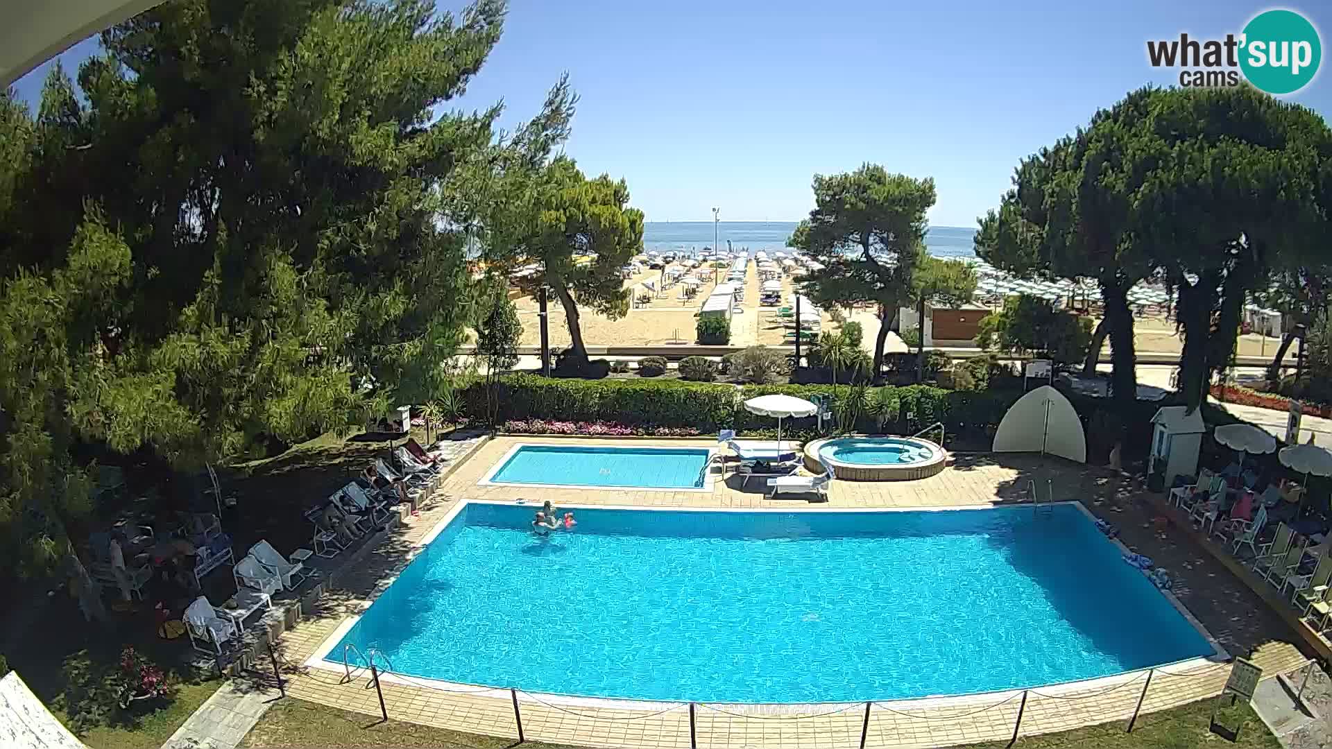 Livecam Lignano hotel Atlantic – Lignano Sabbiadoro beach