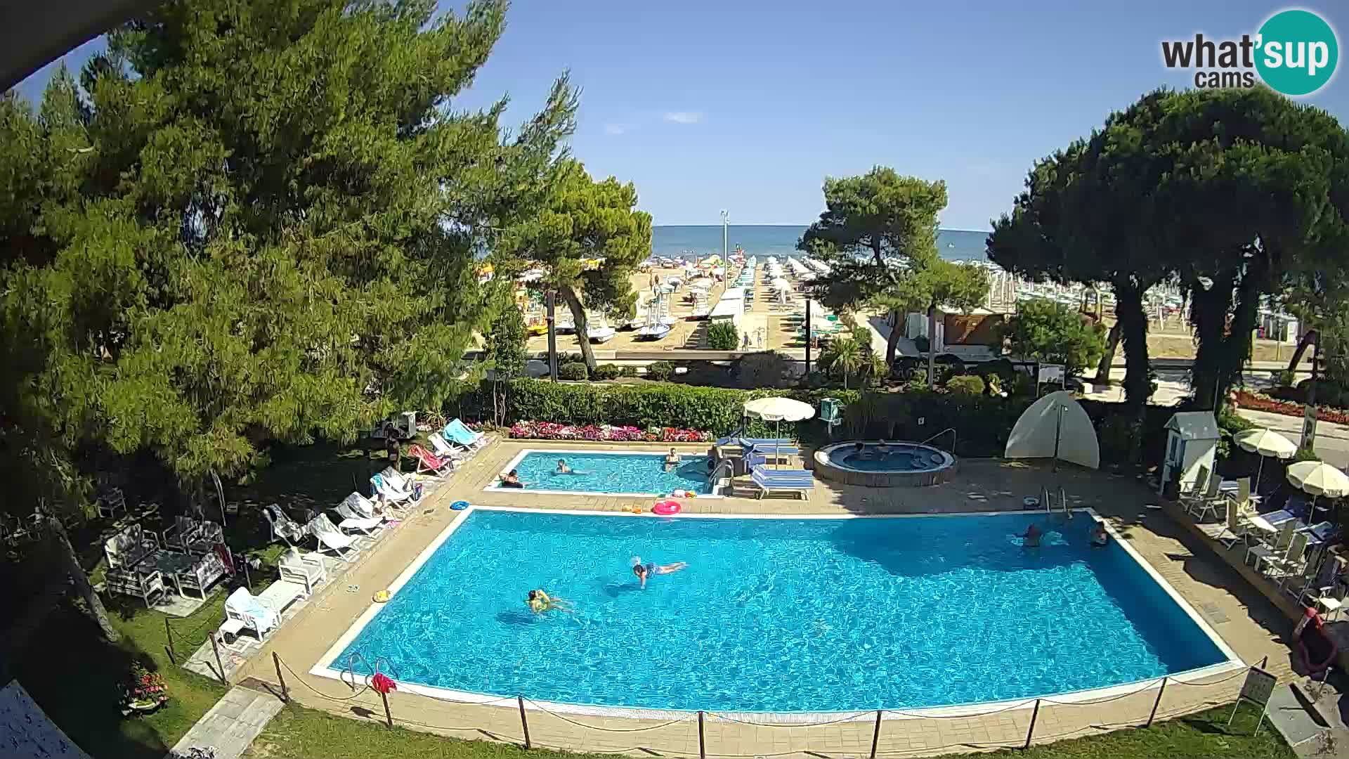 Livecam Lignano hotel Atlantic – Lignano Sabbiadoro beach