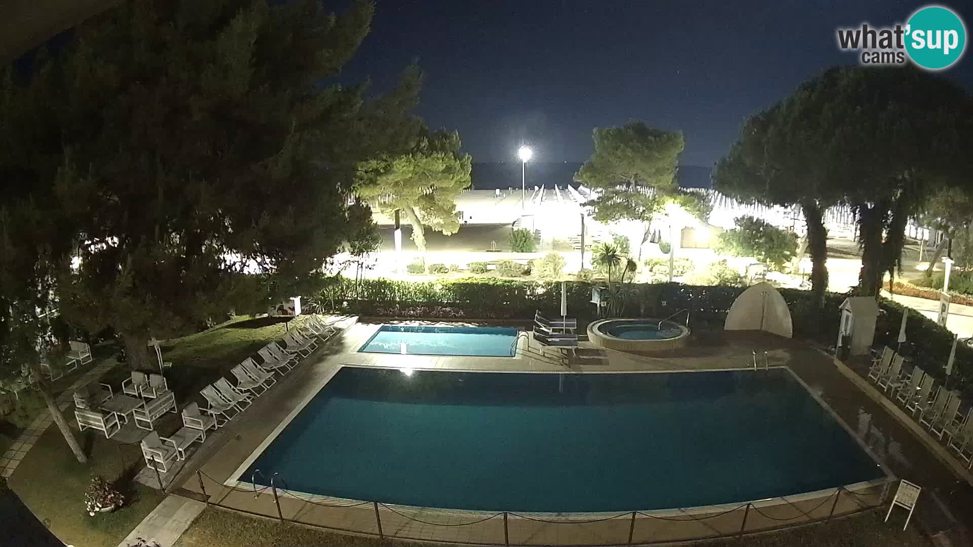 Web kamera Lignano Hotel Atlantic – Plaža Sabbiadoro