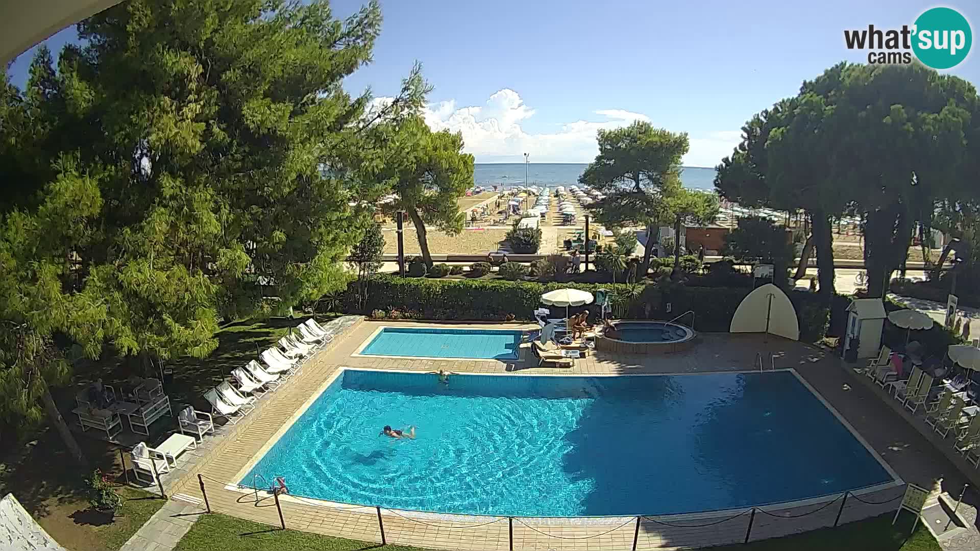 Lignano webcam Hotel Atlantic | Spiaggia Lignano Sabbiadoro