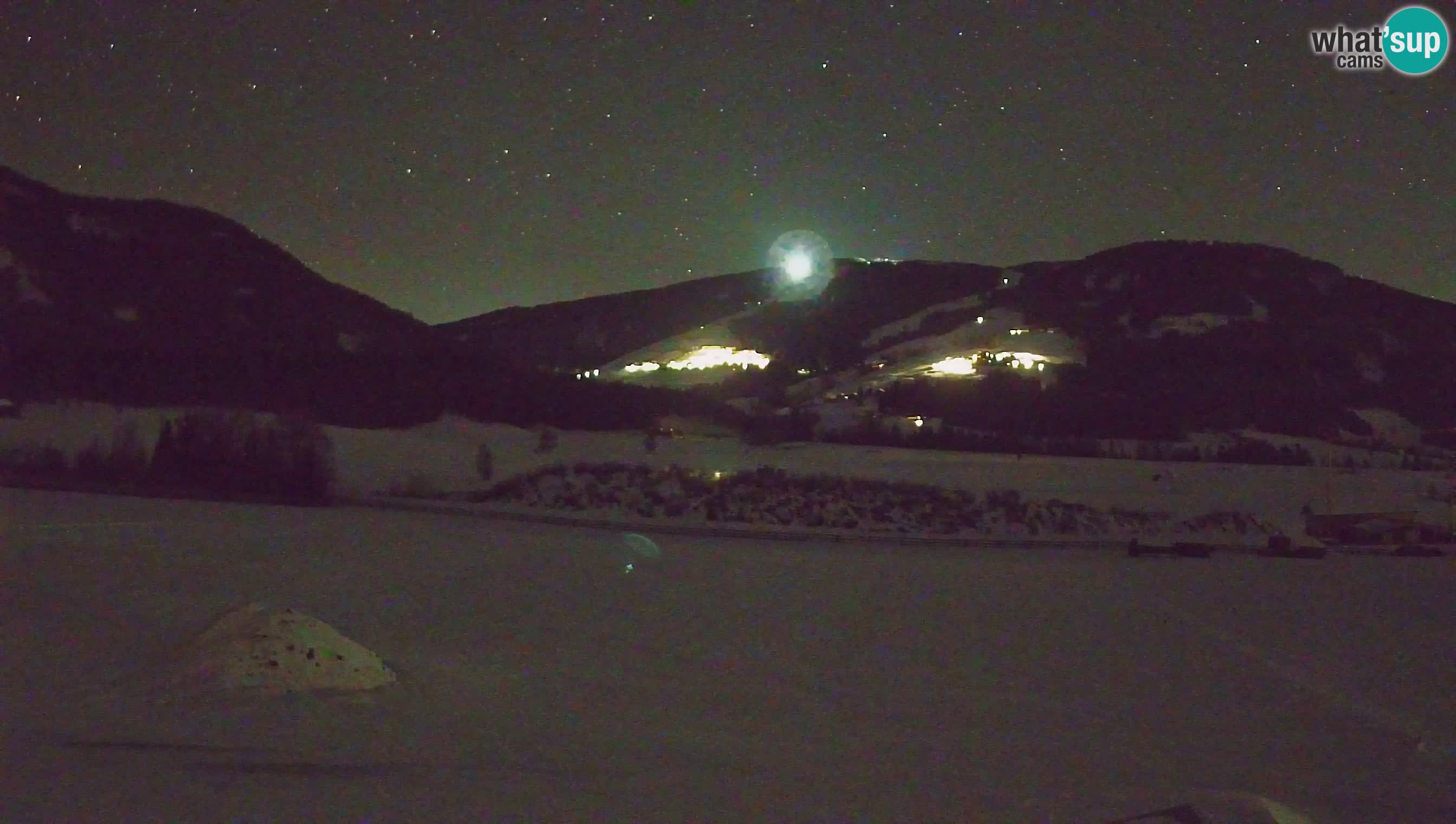 Webkamera Olang | Blick auf den Kronplatz von den Sottla Apartments