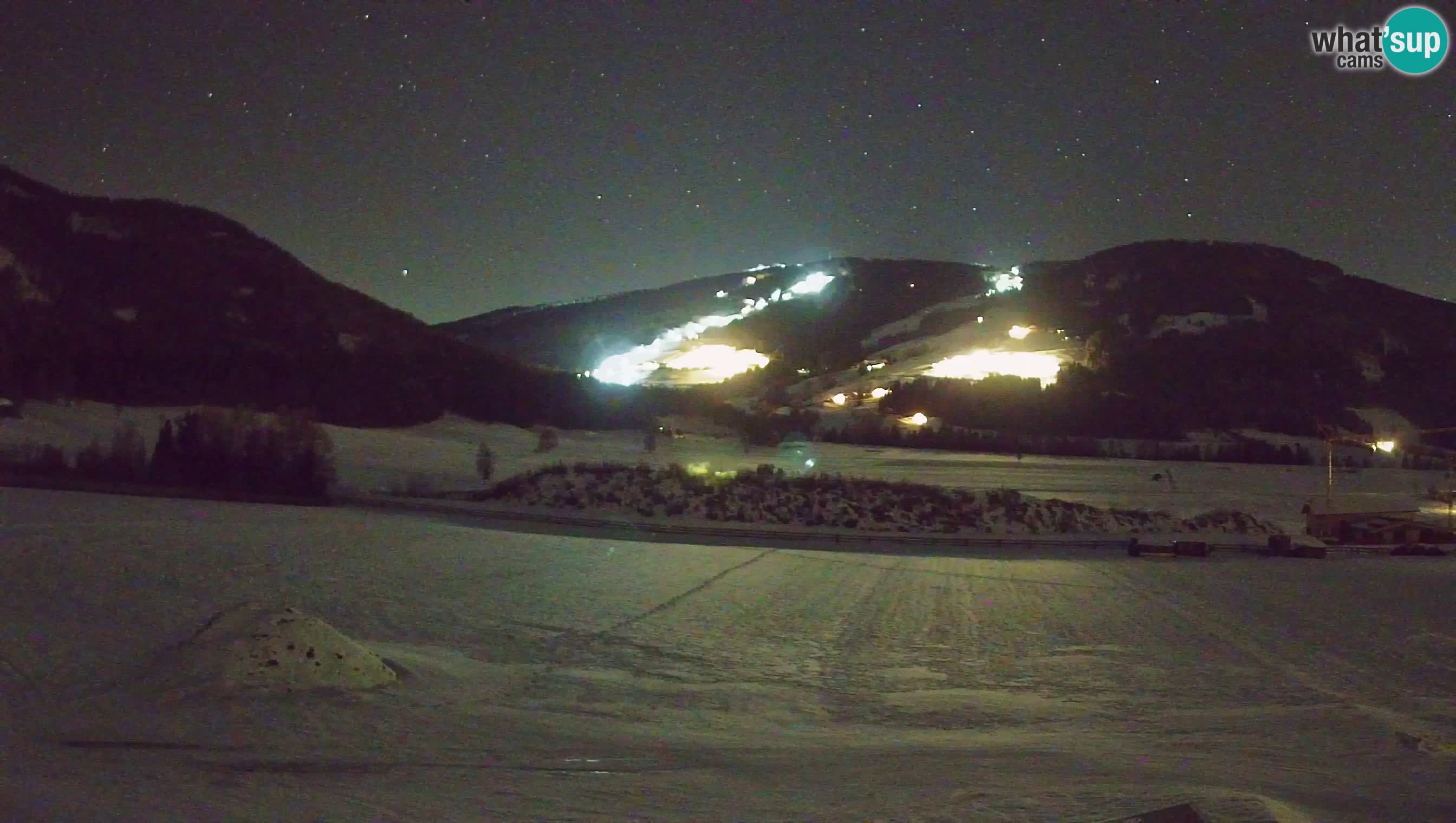 Webkamera Olang | Blick auf den Kronplatz von den Sottla Apartments