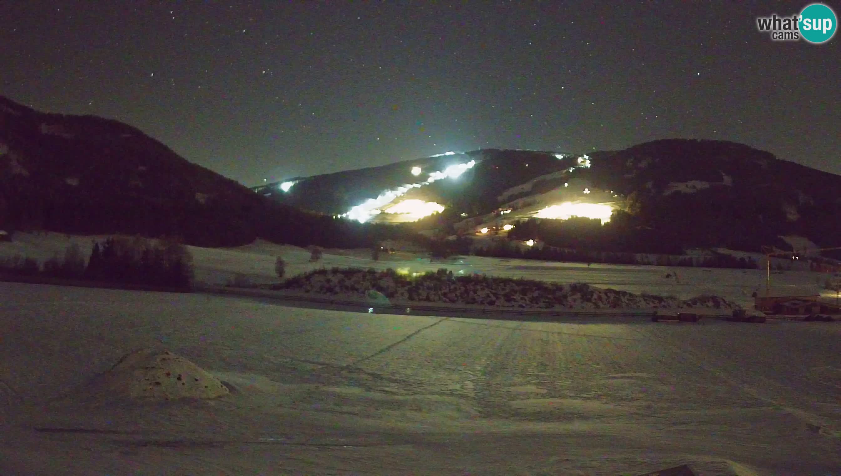 Webkamera Olang | Blick auf den Kronplatz von den Sottla Apartments