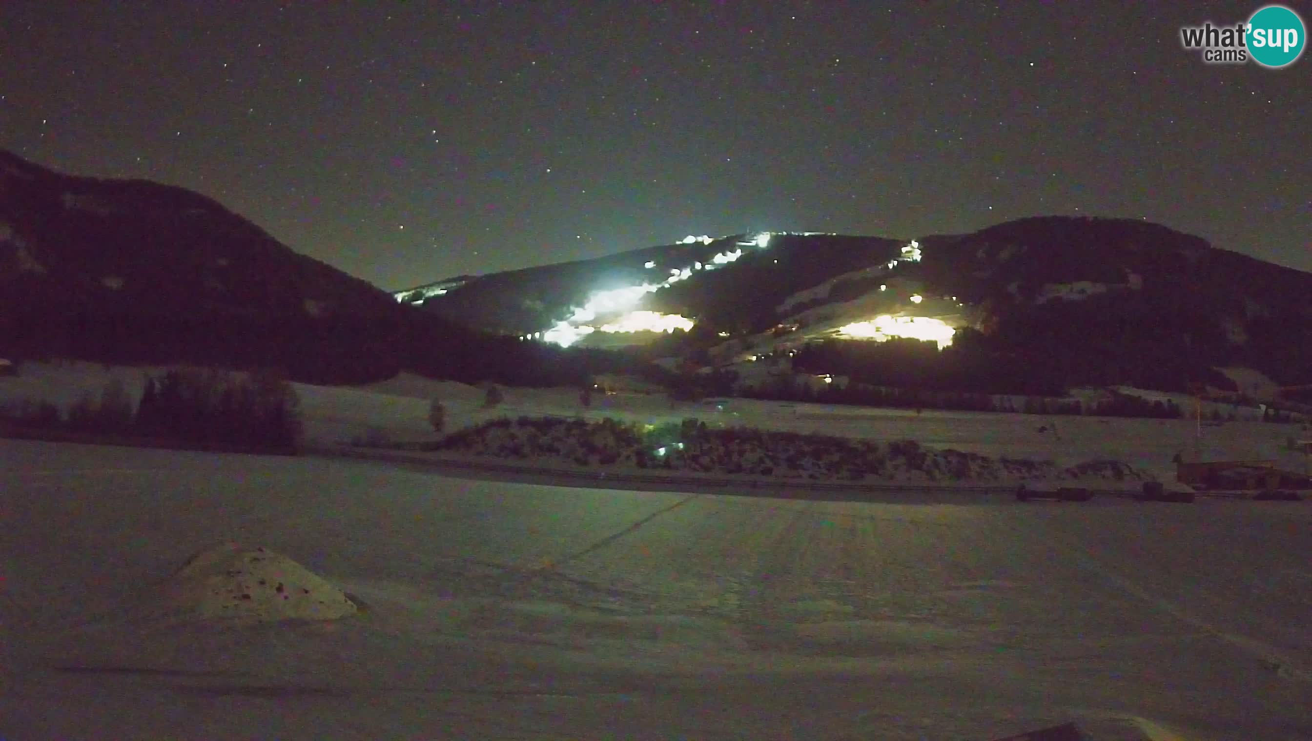 Webkamera Olang | Blick auf den Kronplatz von den Sottla Apartments