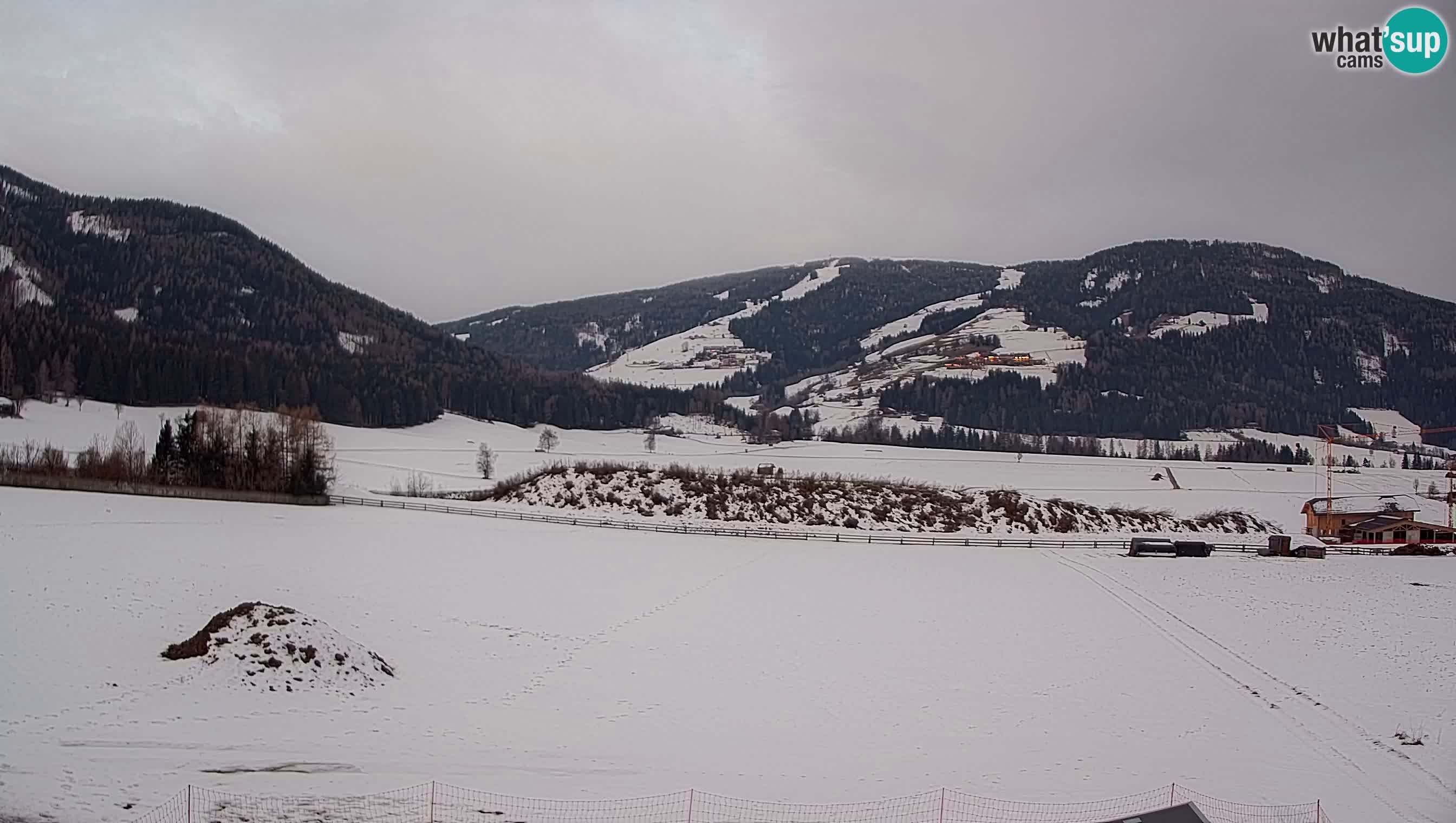 Webkamera Olang | Blick auf den Kronplatz von den Sottla Apartments