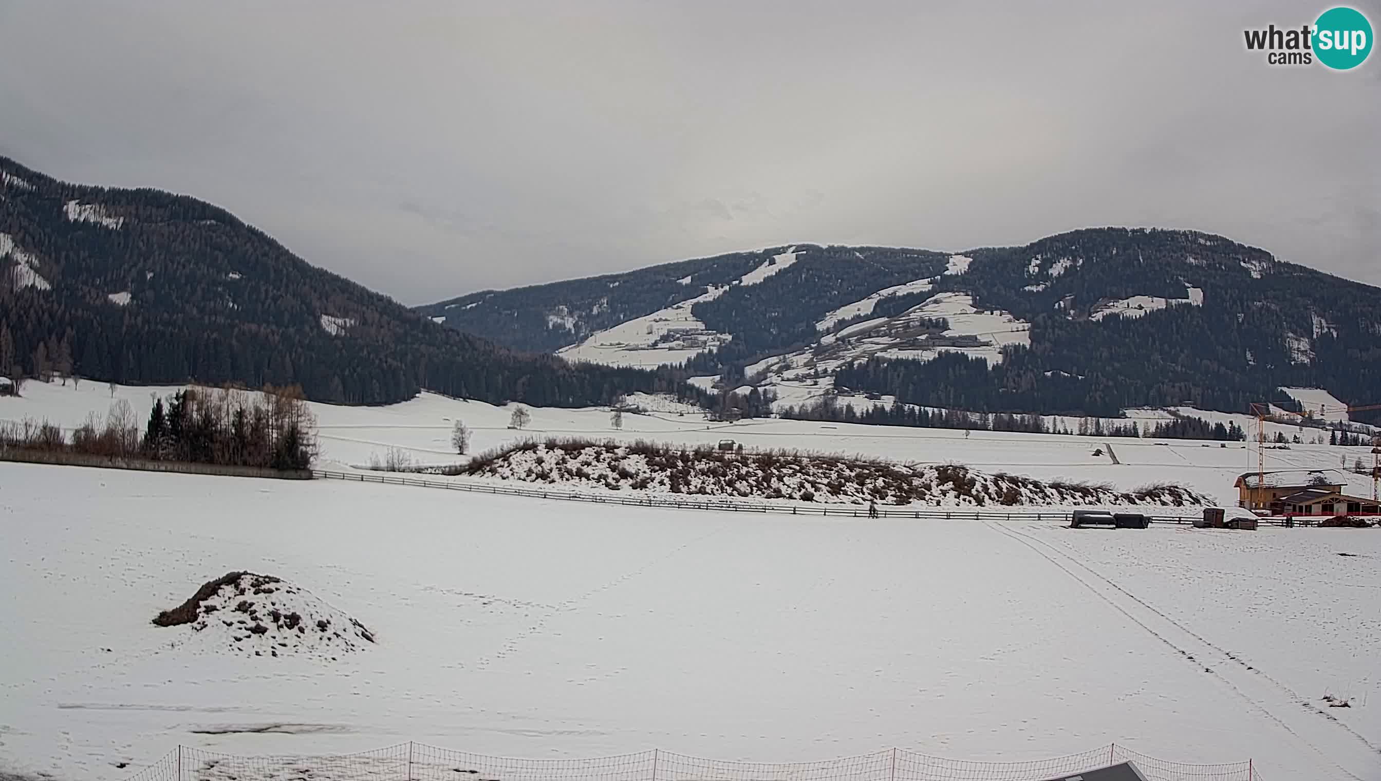 Webkamera Olang | Blick auf den Kronplatz von den Sottla Apartments