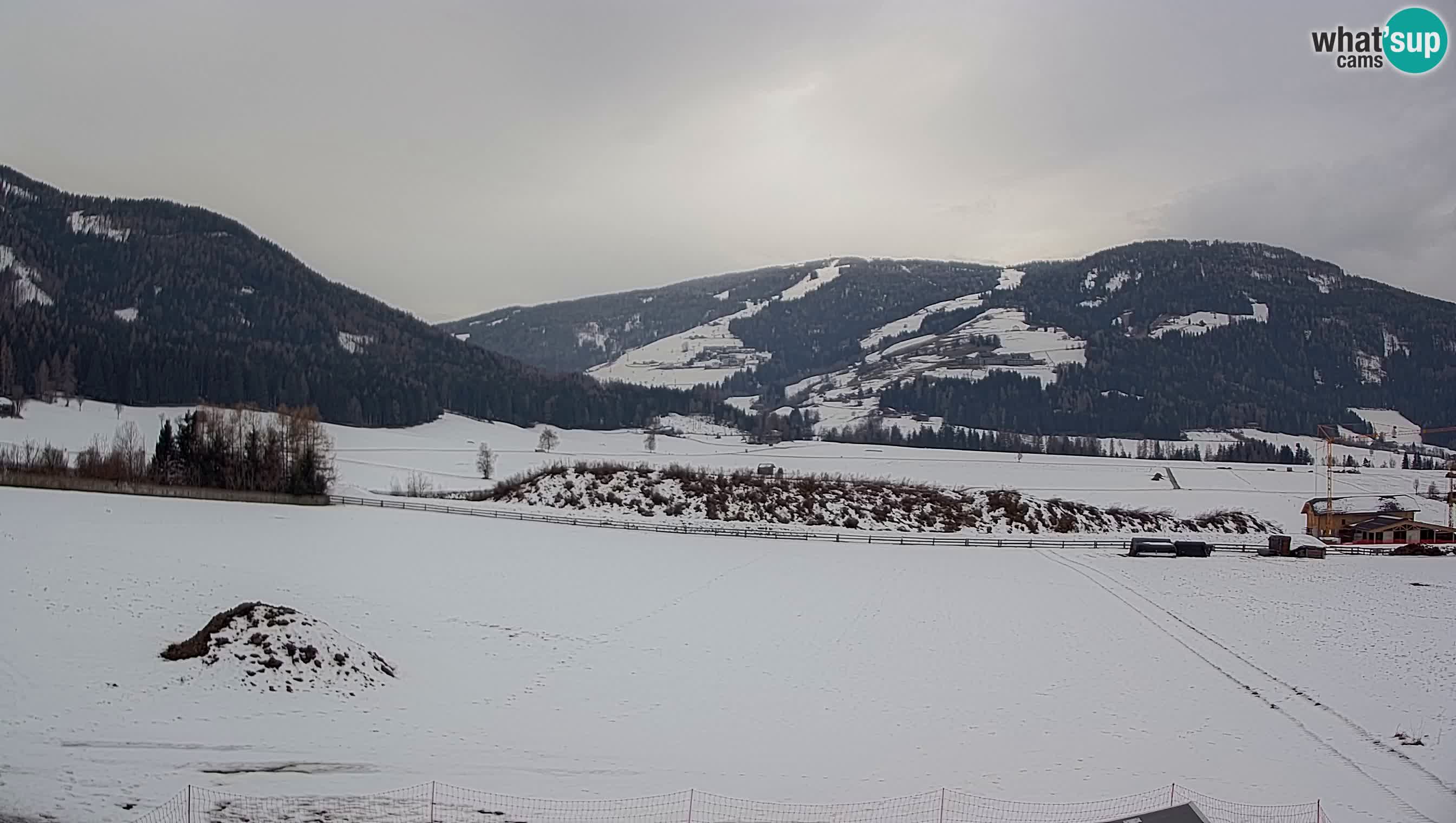 Webkamera Olang | Blick auf den Kronplatz von den Sottla Apartments