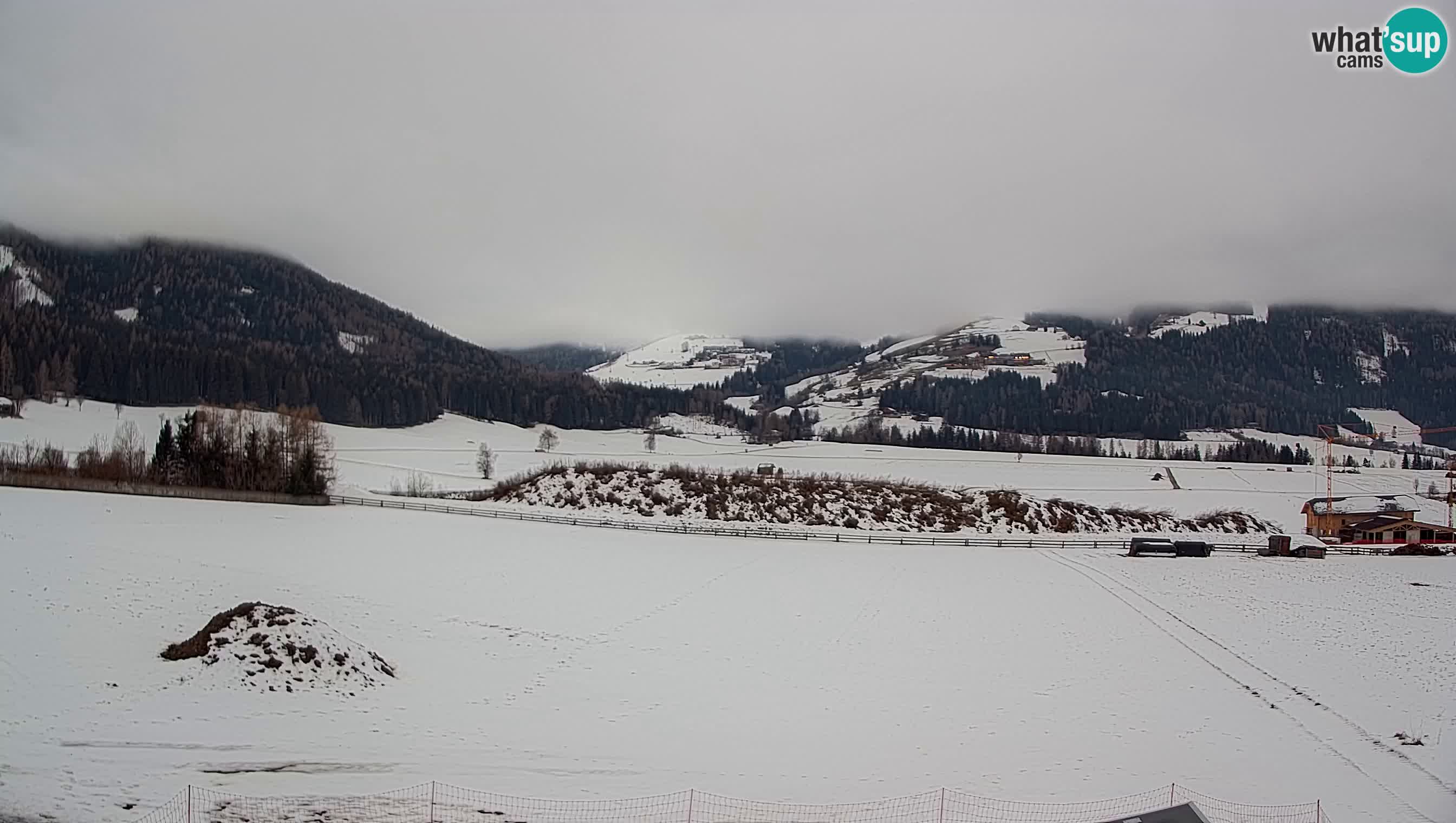 Webkamera Olang | Blick auf den Kronplatz von den Sottla Apartments